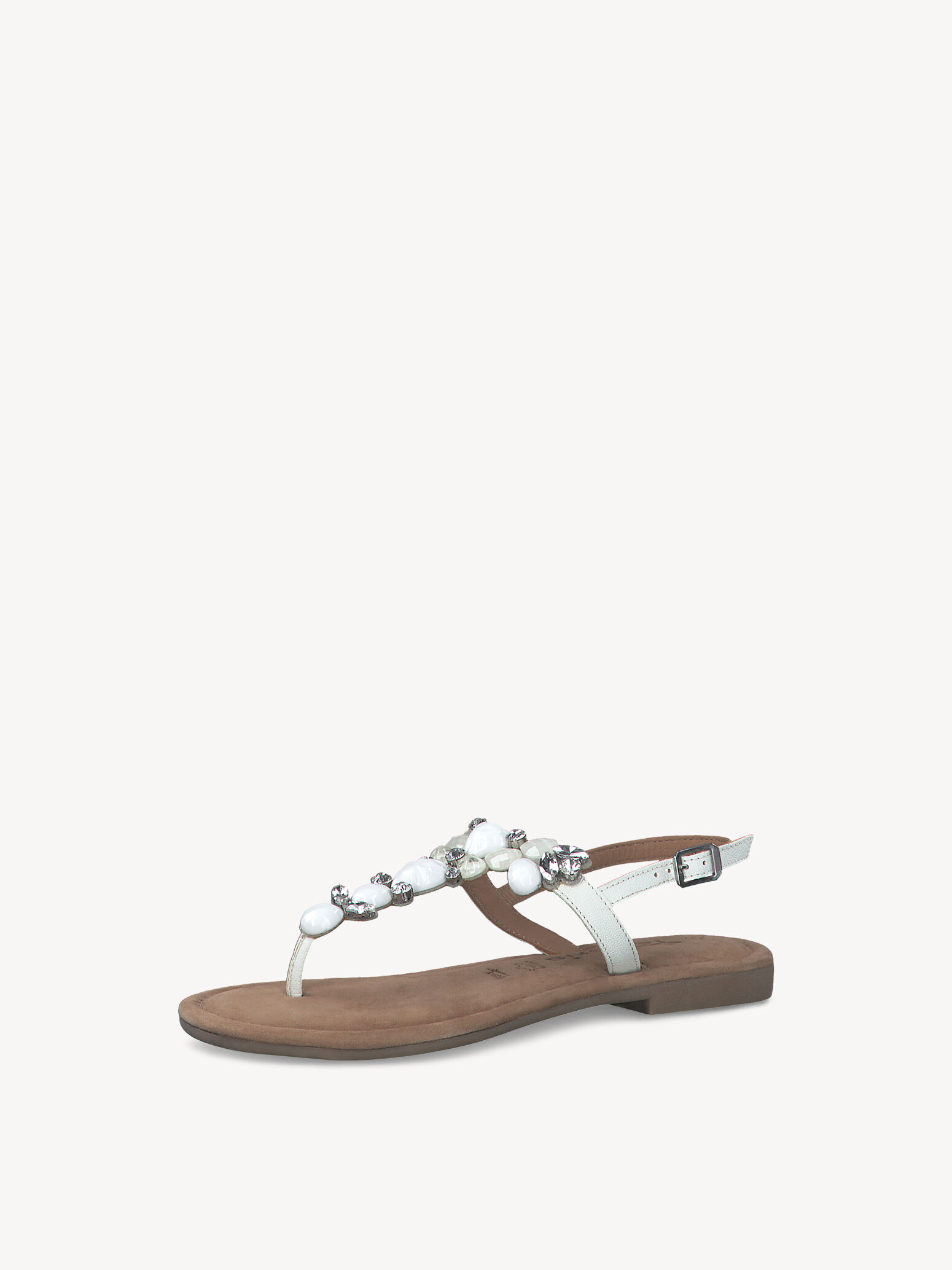 Leather Sandal - White