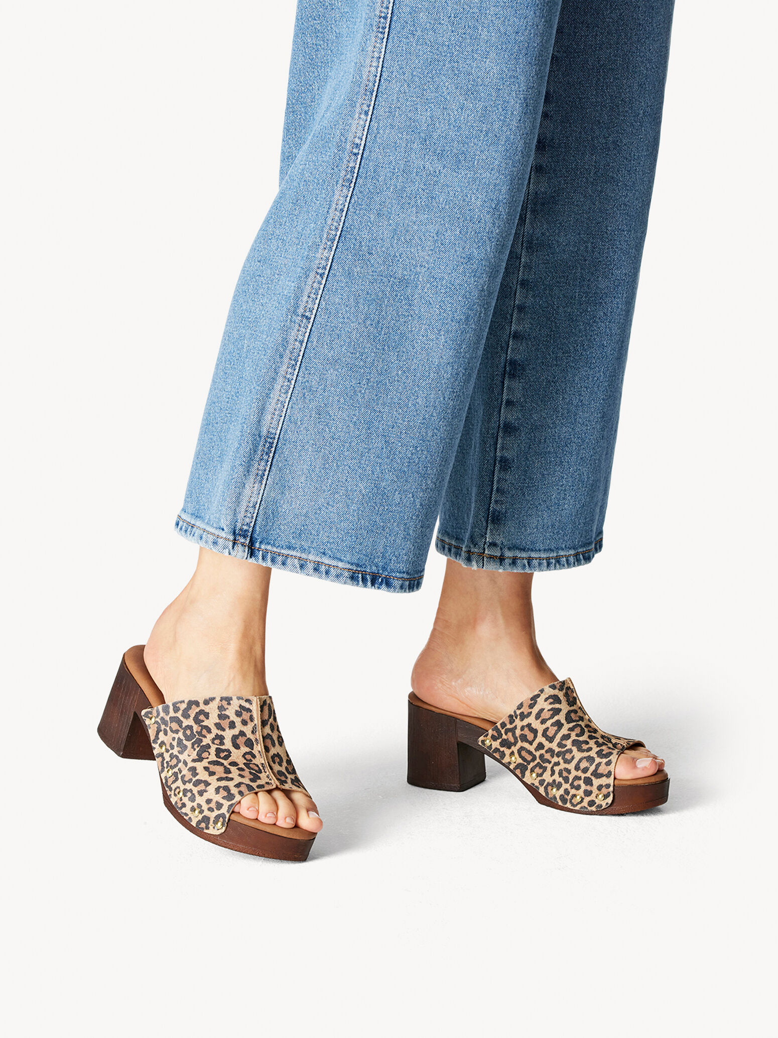 Leather Mule - Brown