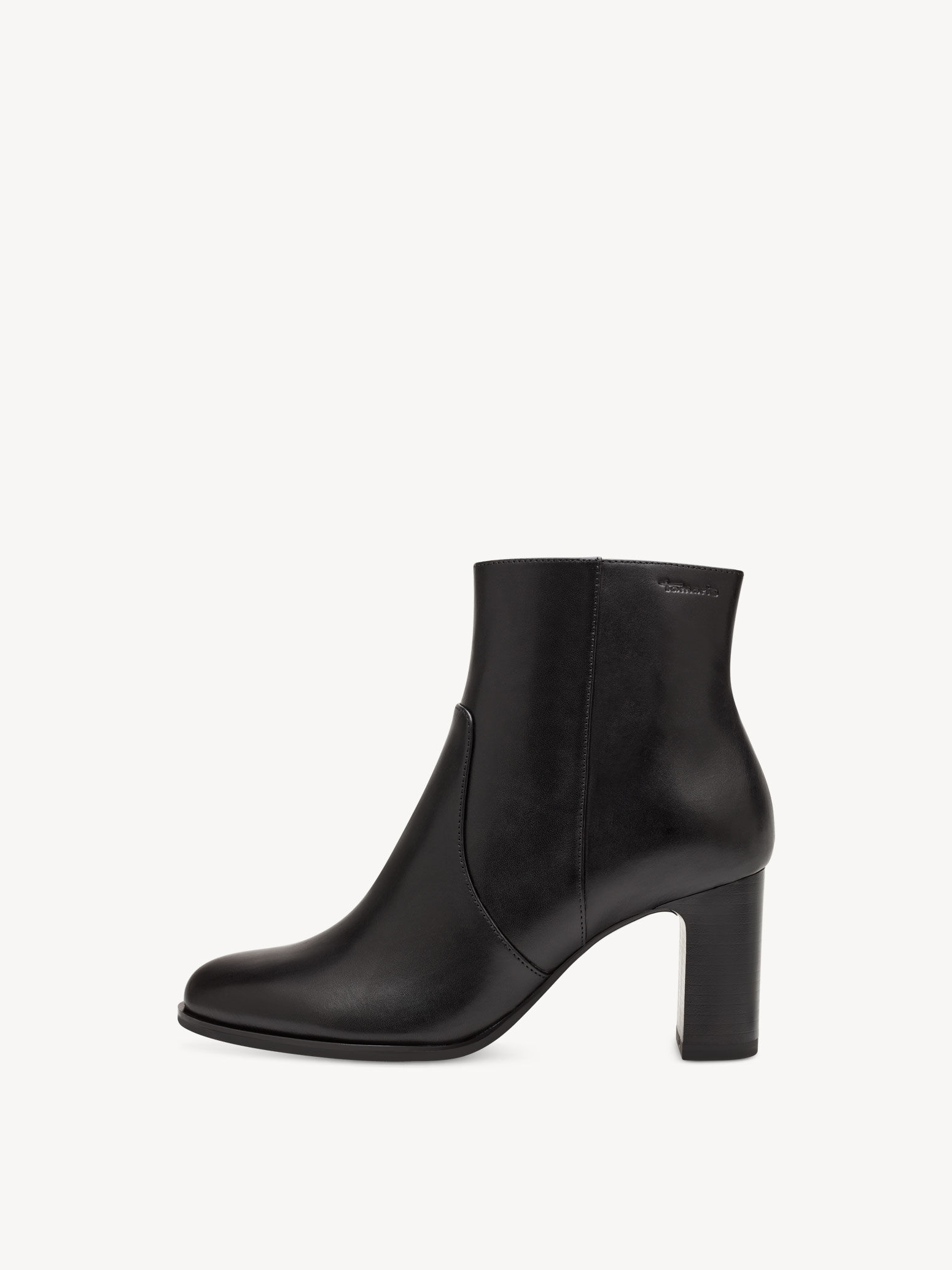 Leather Bootie - Black