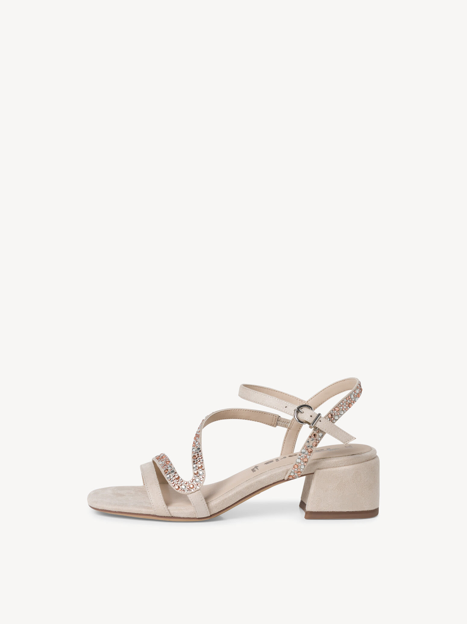 Heeled Sandal - Beige
