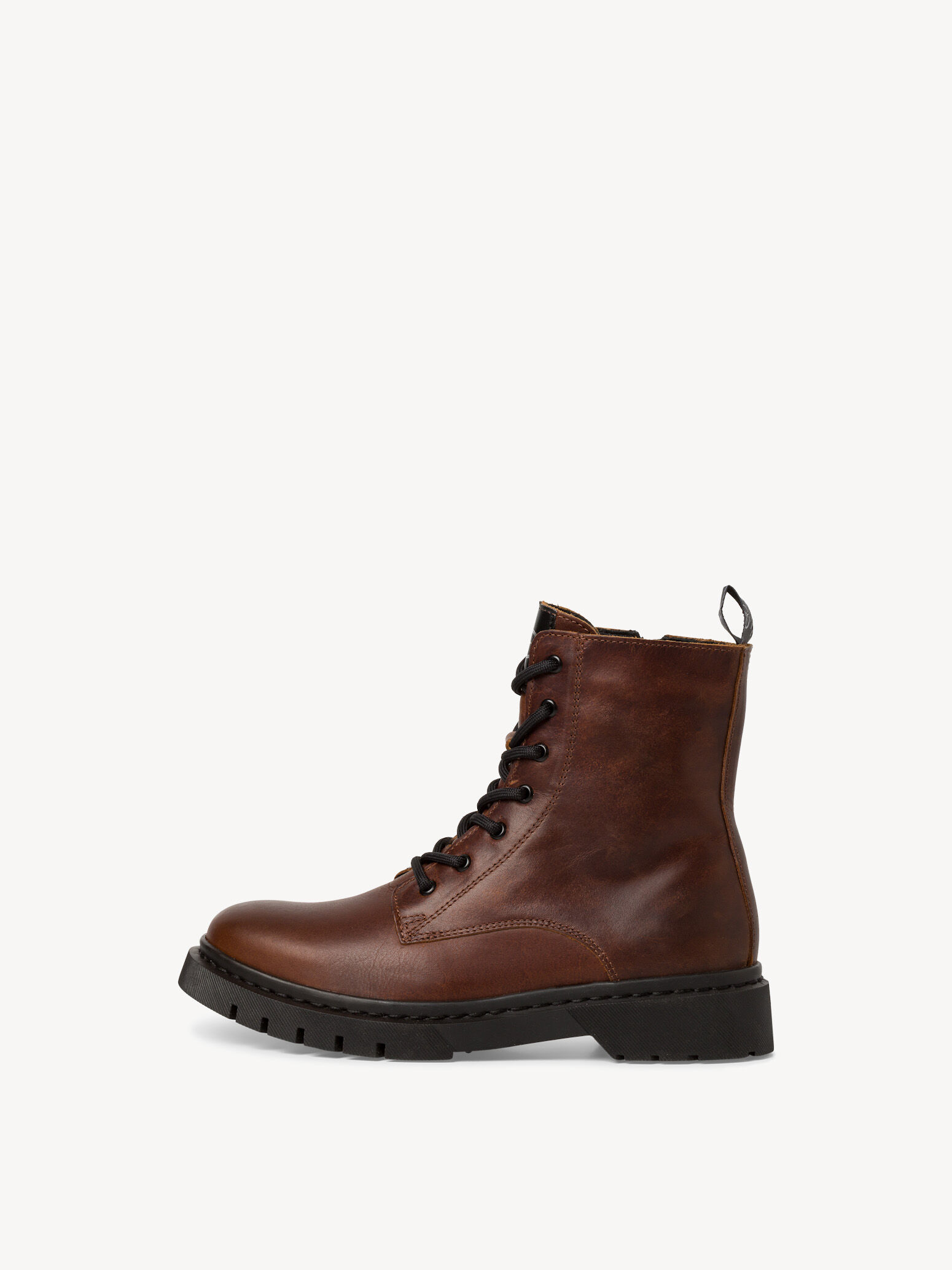Leather Bootie - Brown Warm Lining