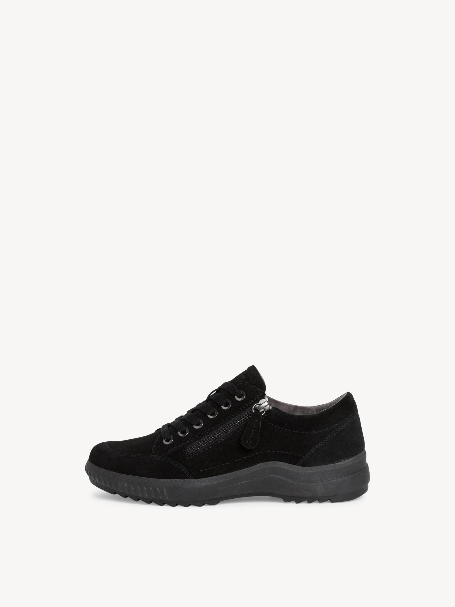 Leather Low Shoes - Black