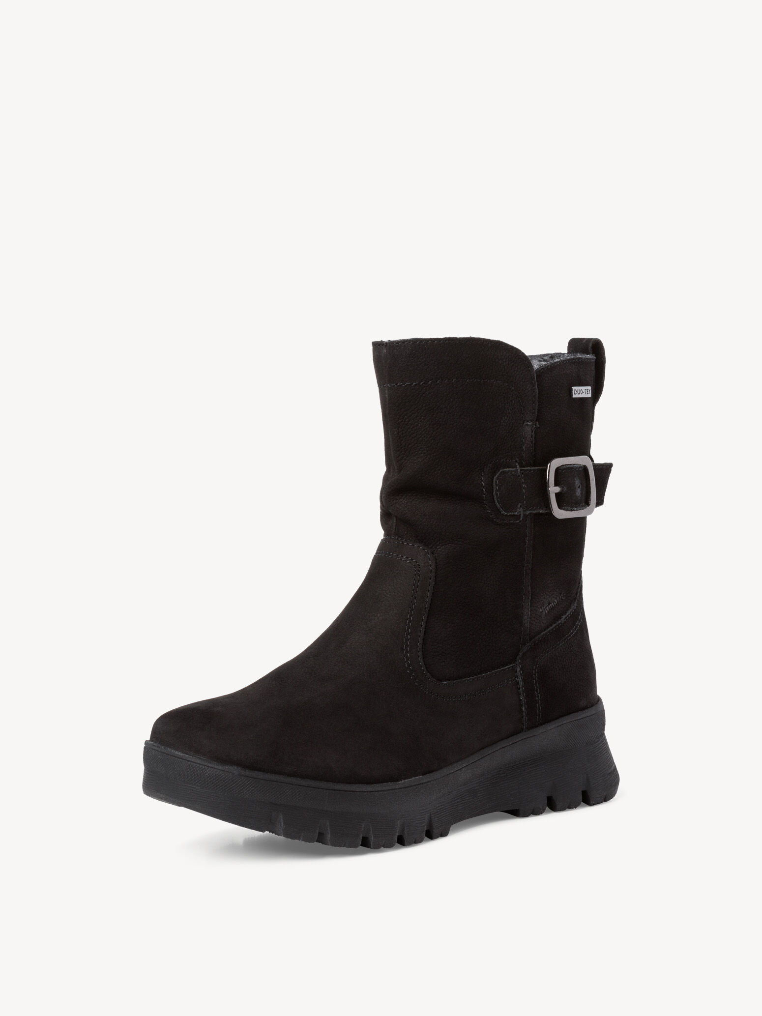 Leather Bootie - Black