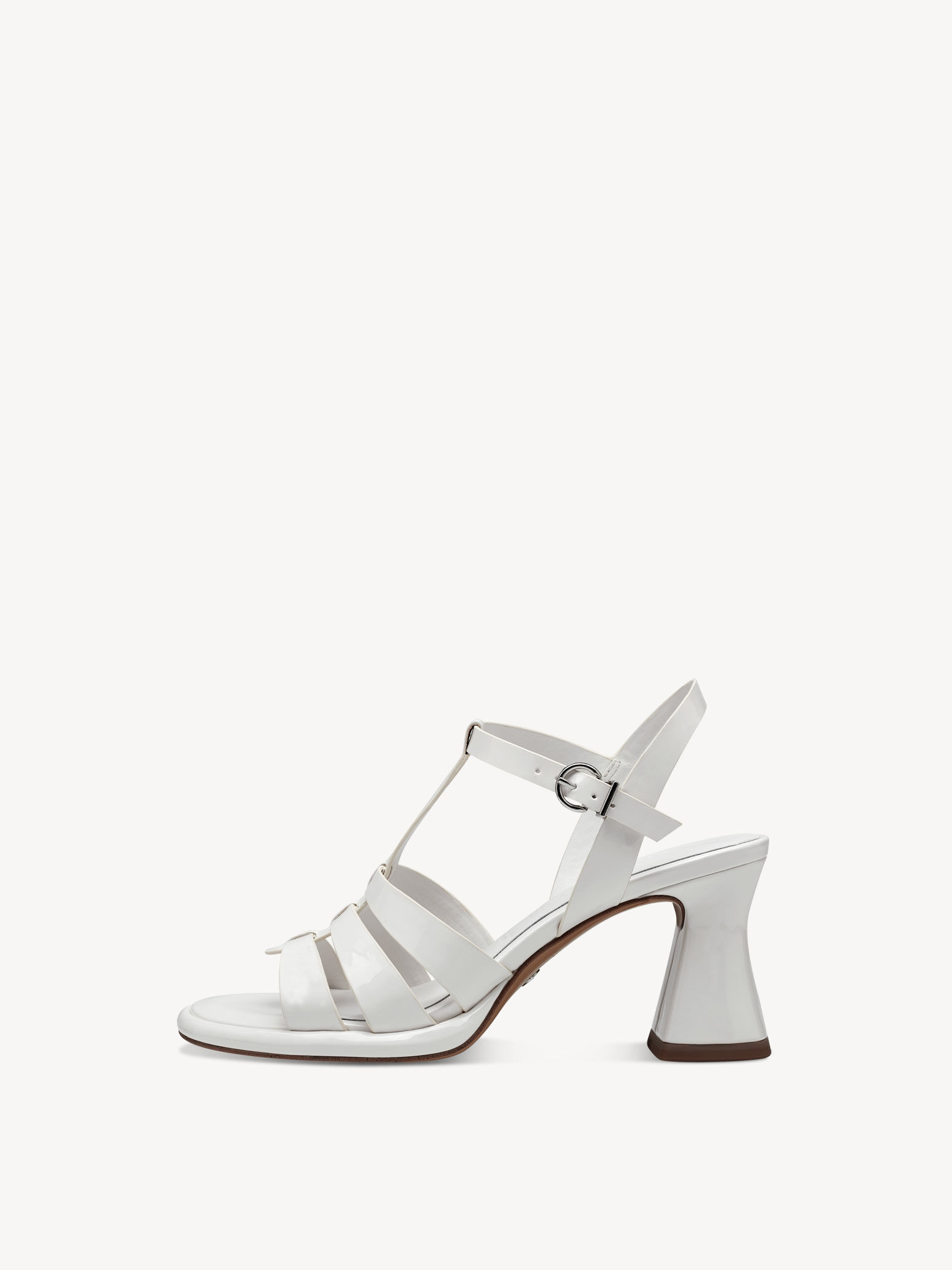 Heeled Sandal - White