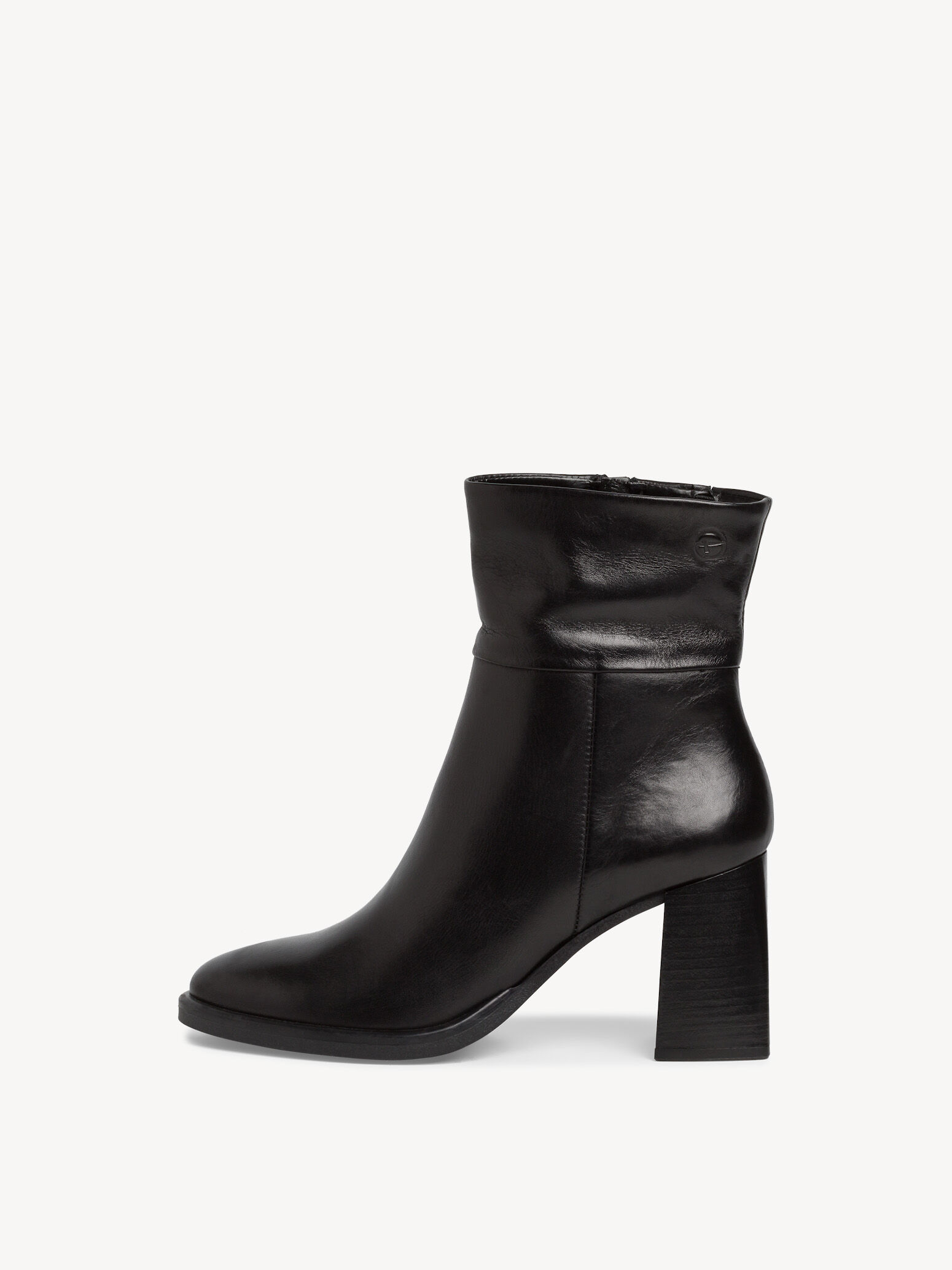 Leather Bootie - Black