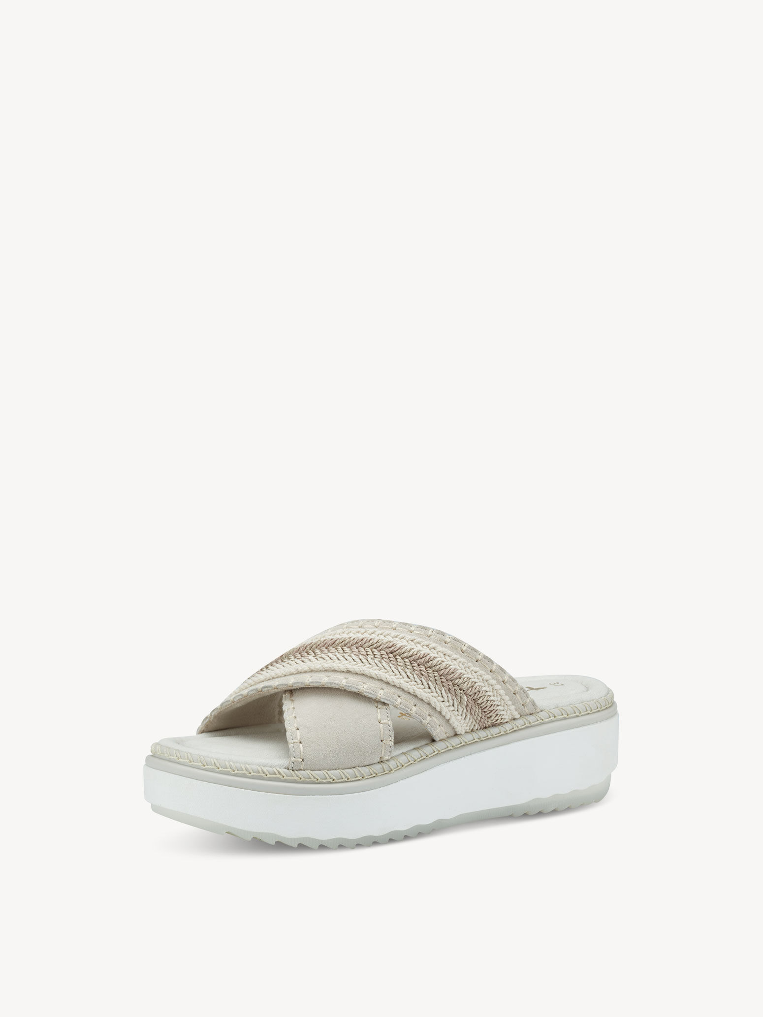 Leather Mule - Beige