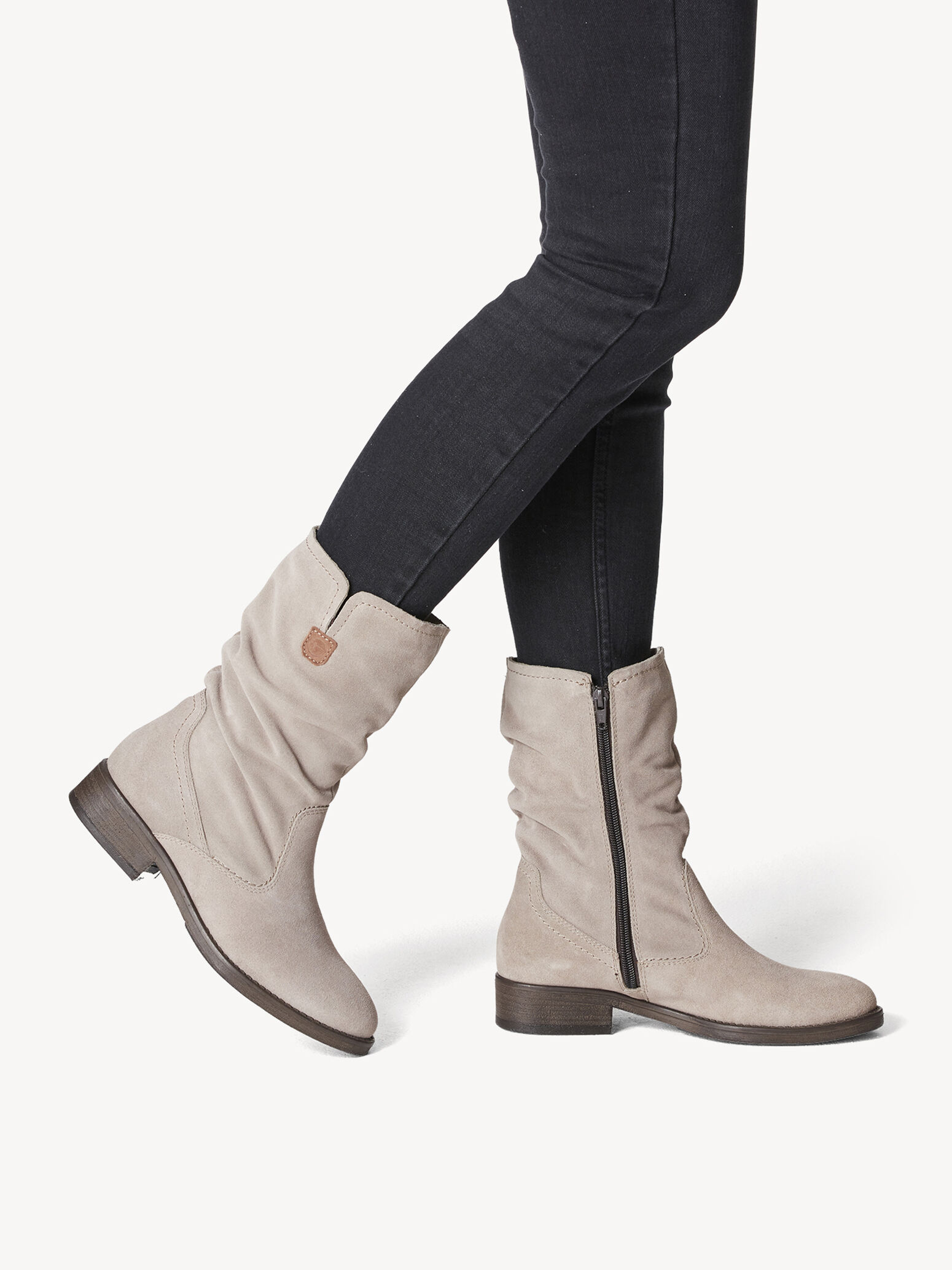 Leather Bootie - Brown