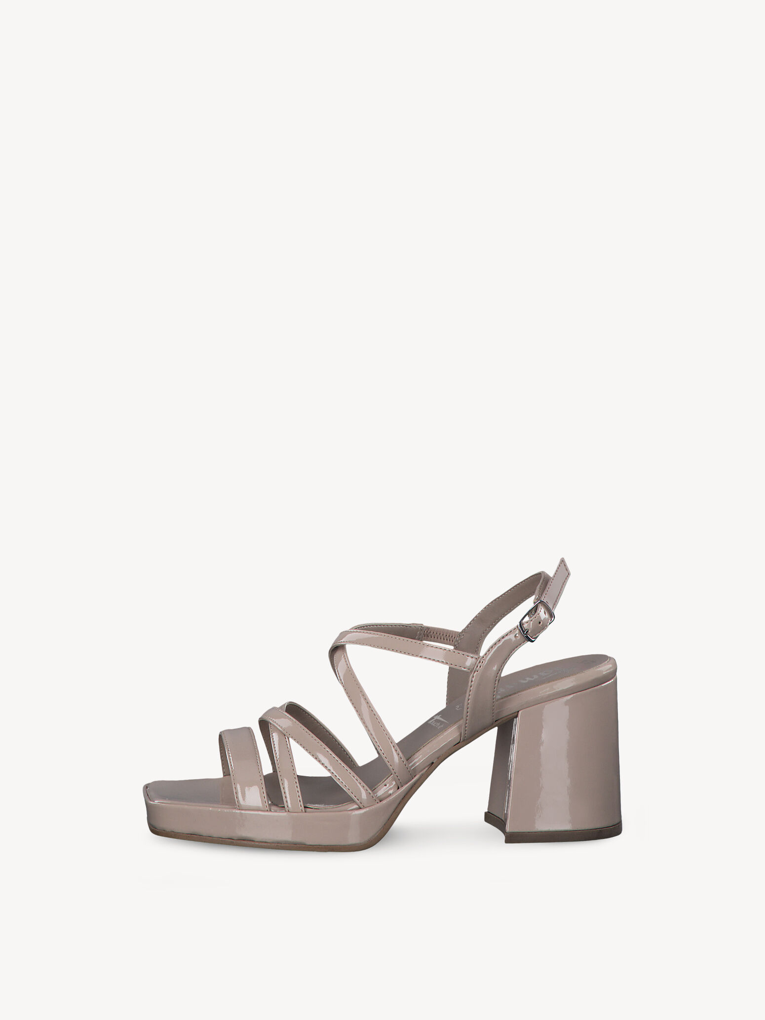 Heeled Sandal - Beige
