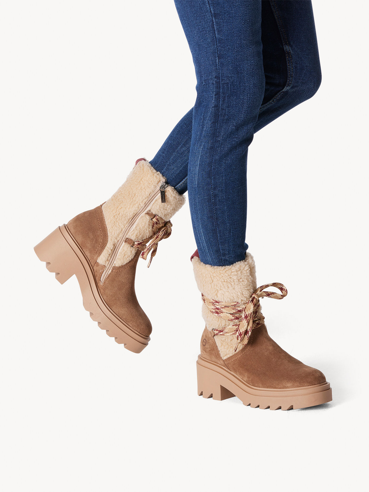 Leather Bootie - Brown Warm Lining