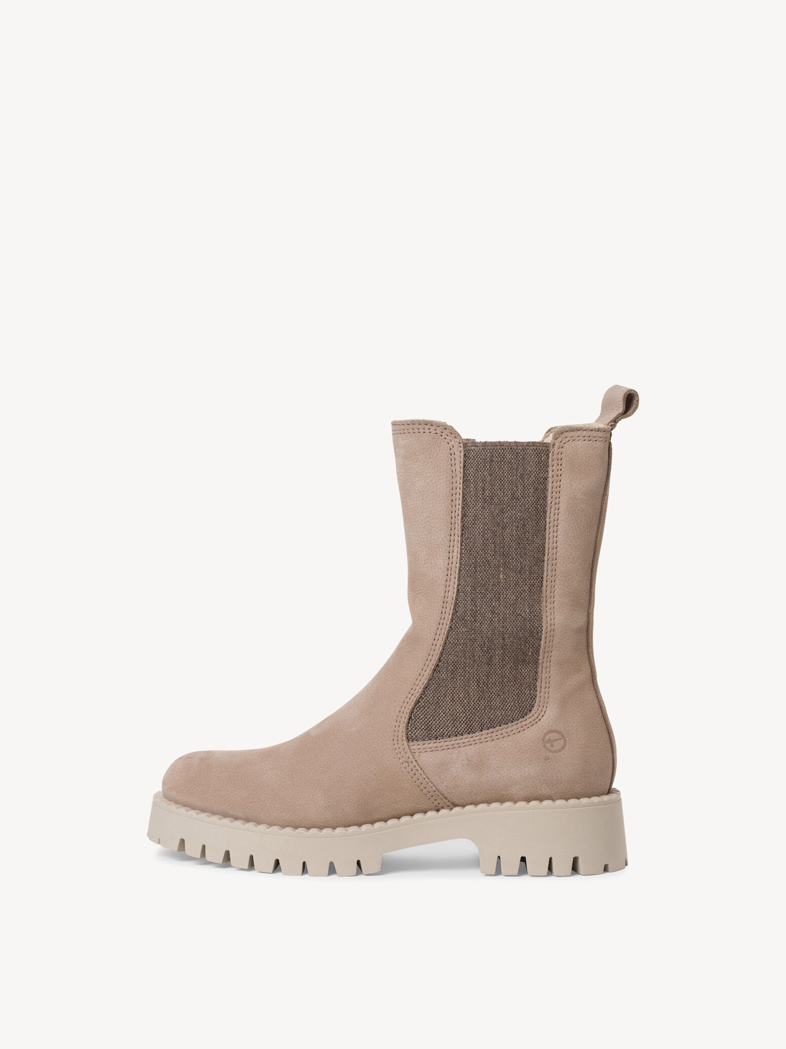 Leather Bootie - Beige Warm Lining