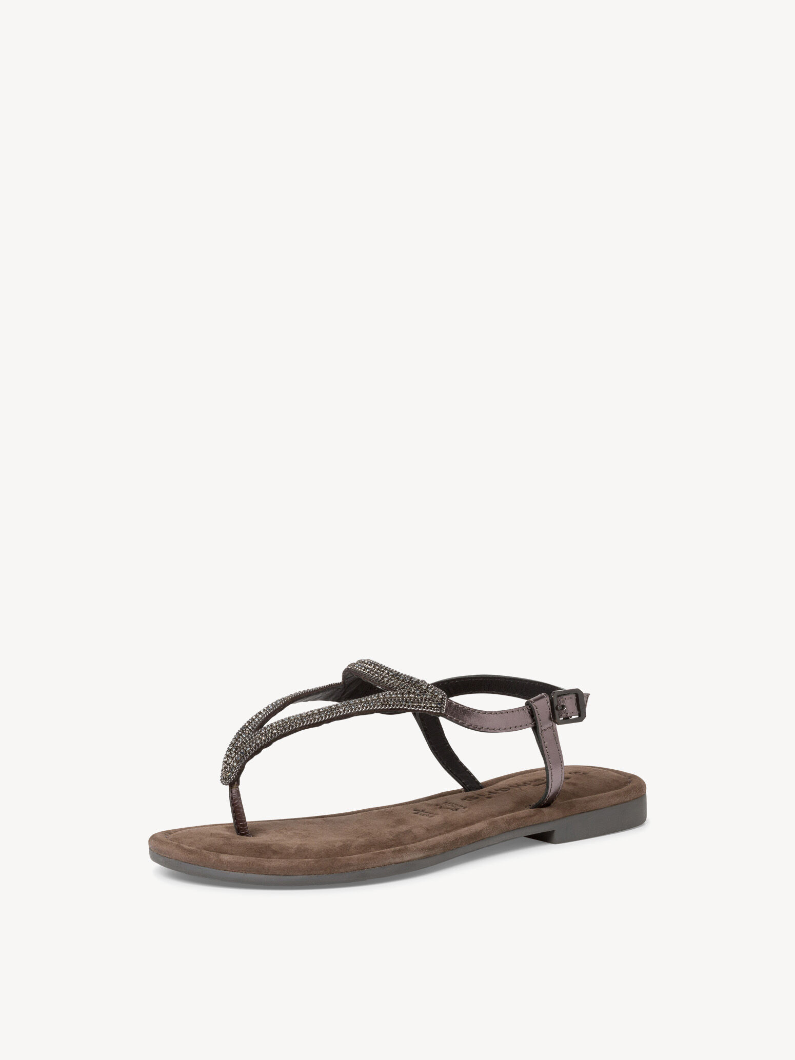 Leather Sandal - Metallic