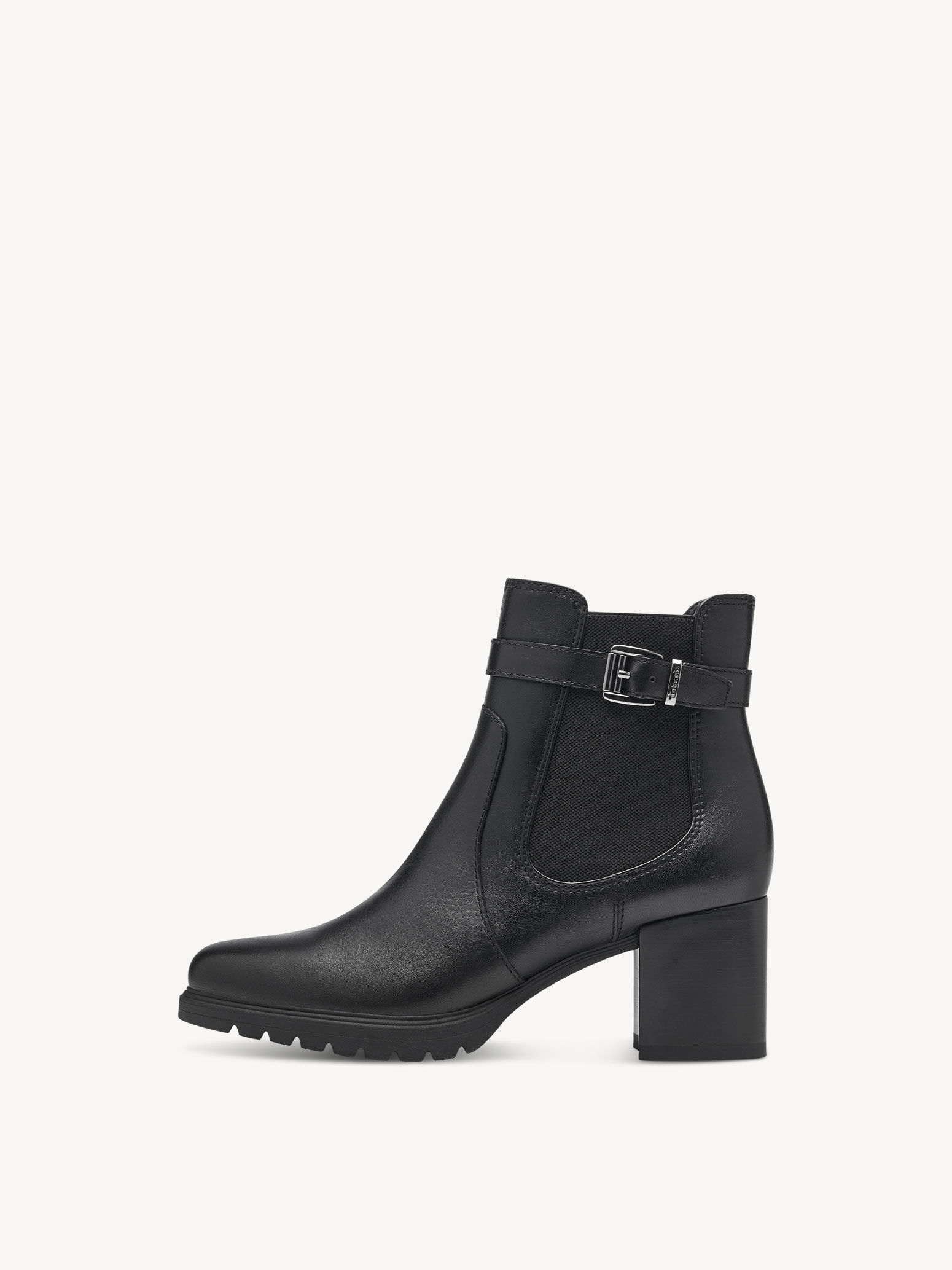 Leather Bootie - Black
