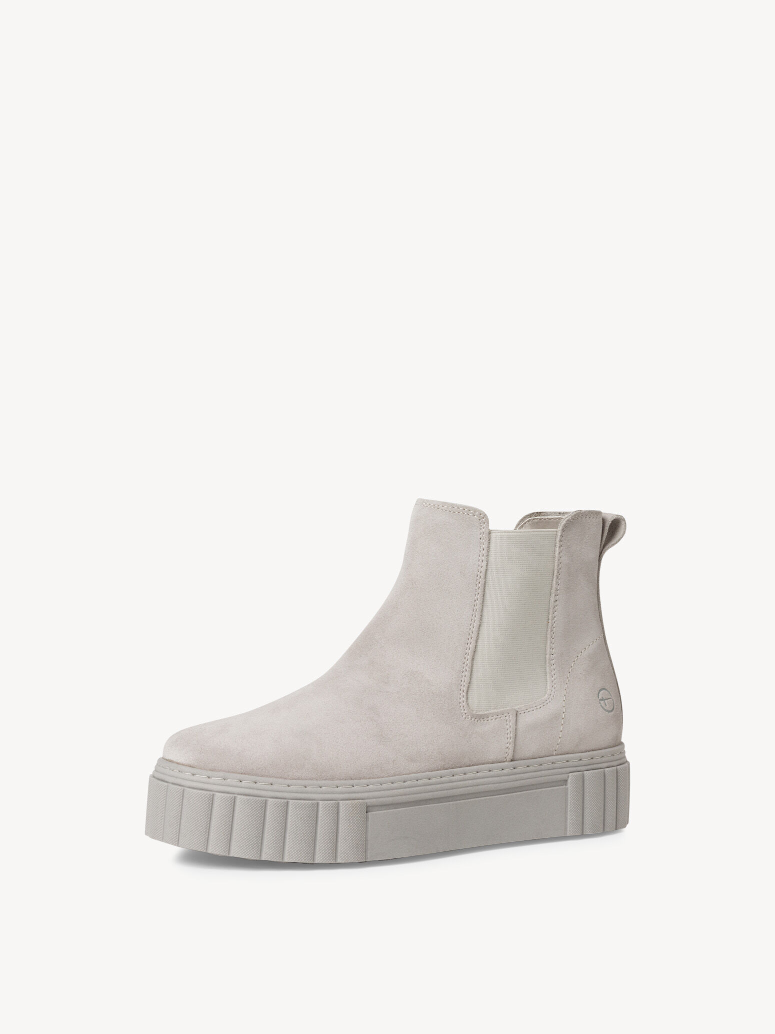 Leather Chelsea Boot - Grey