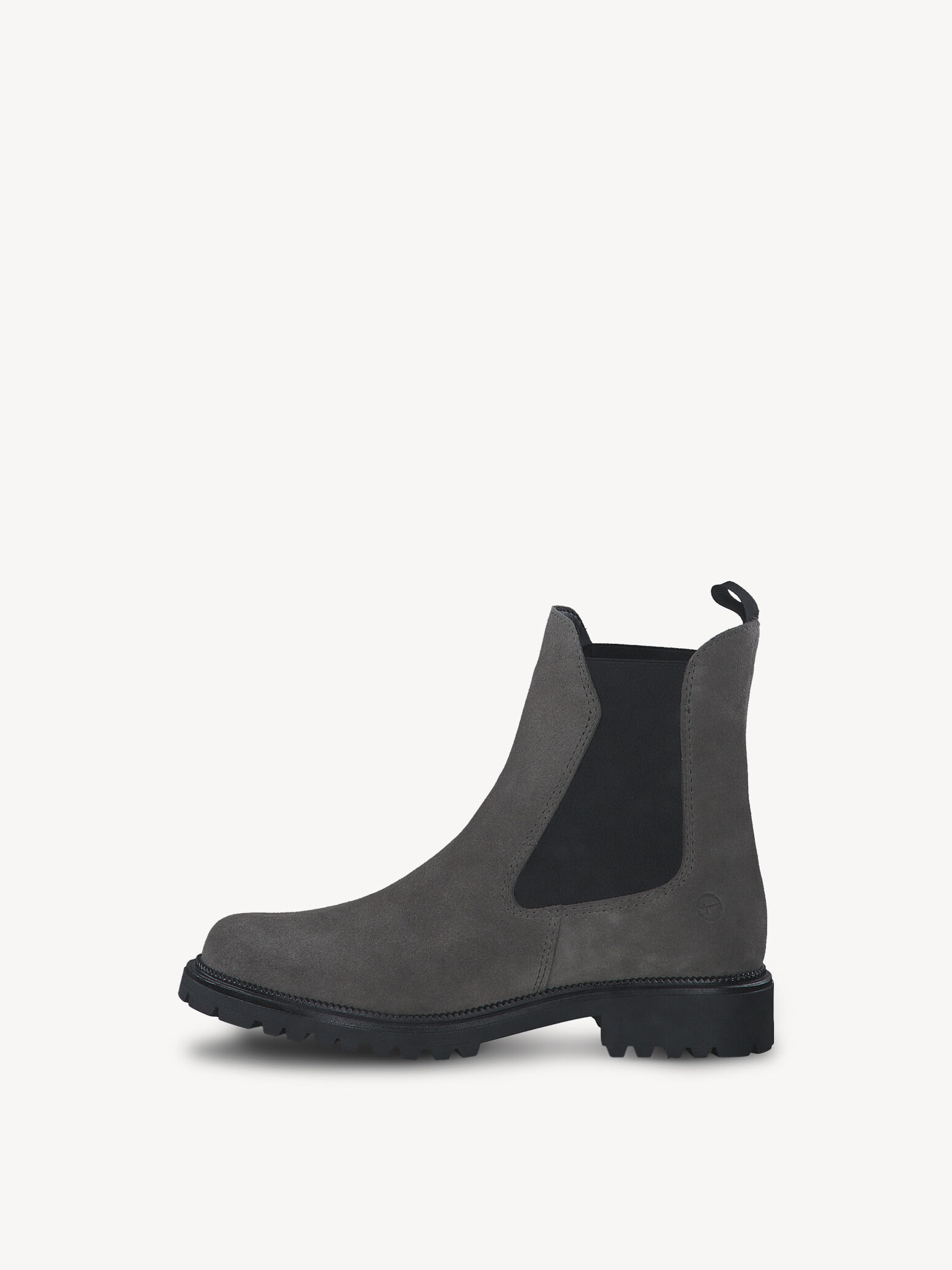Leather Chelsea Boot - Grey