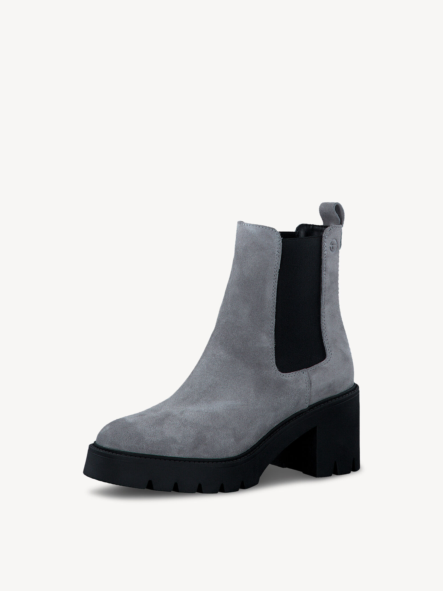 Leather Chelsea Boot - Grey