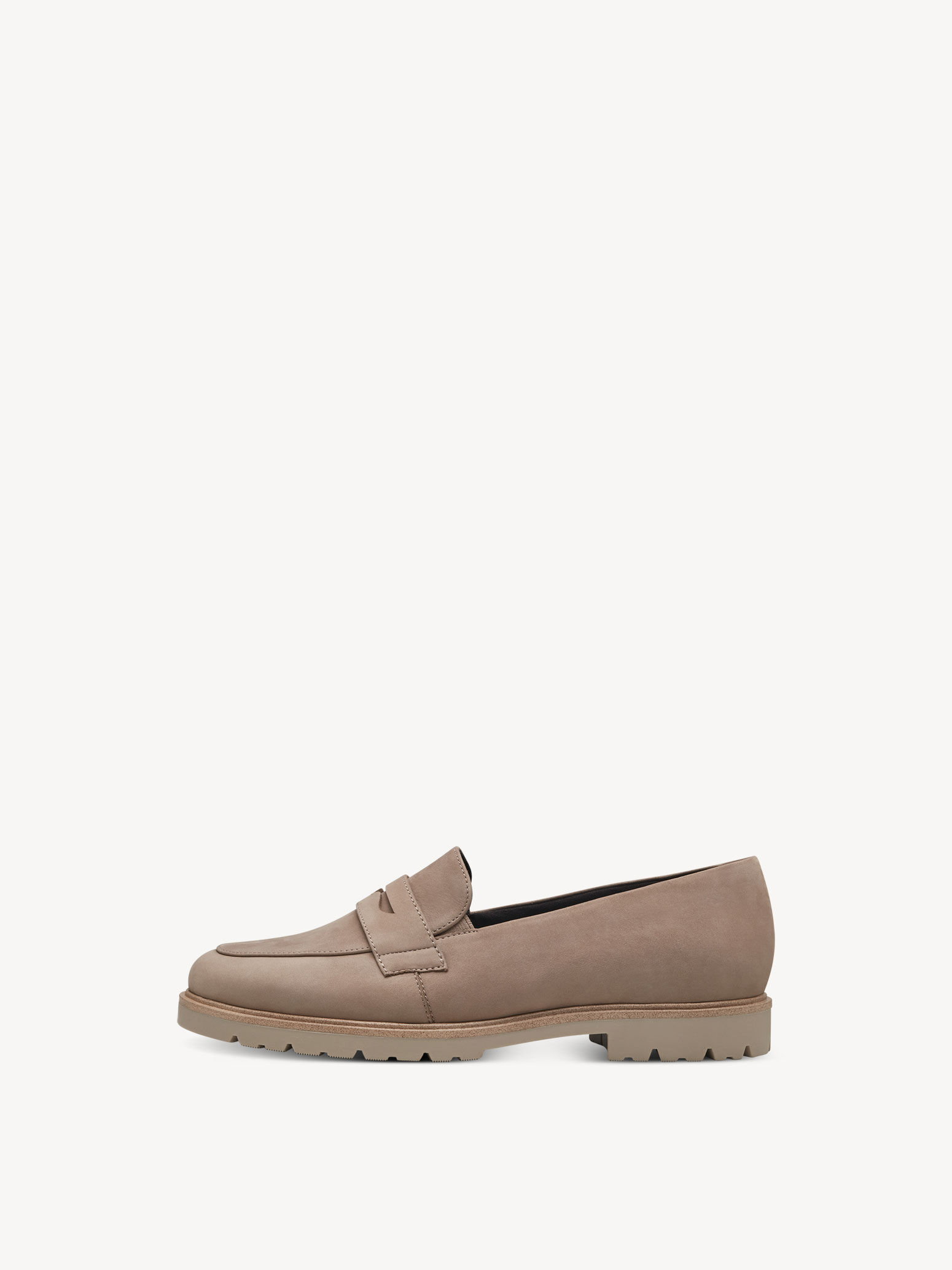 Leather Slipper - Beige