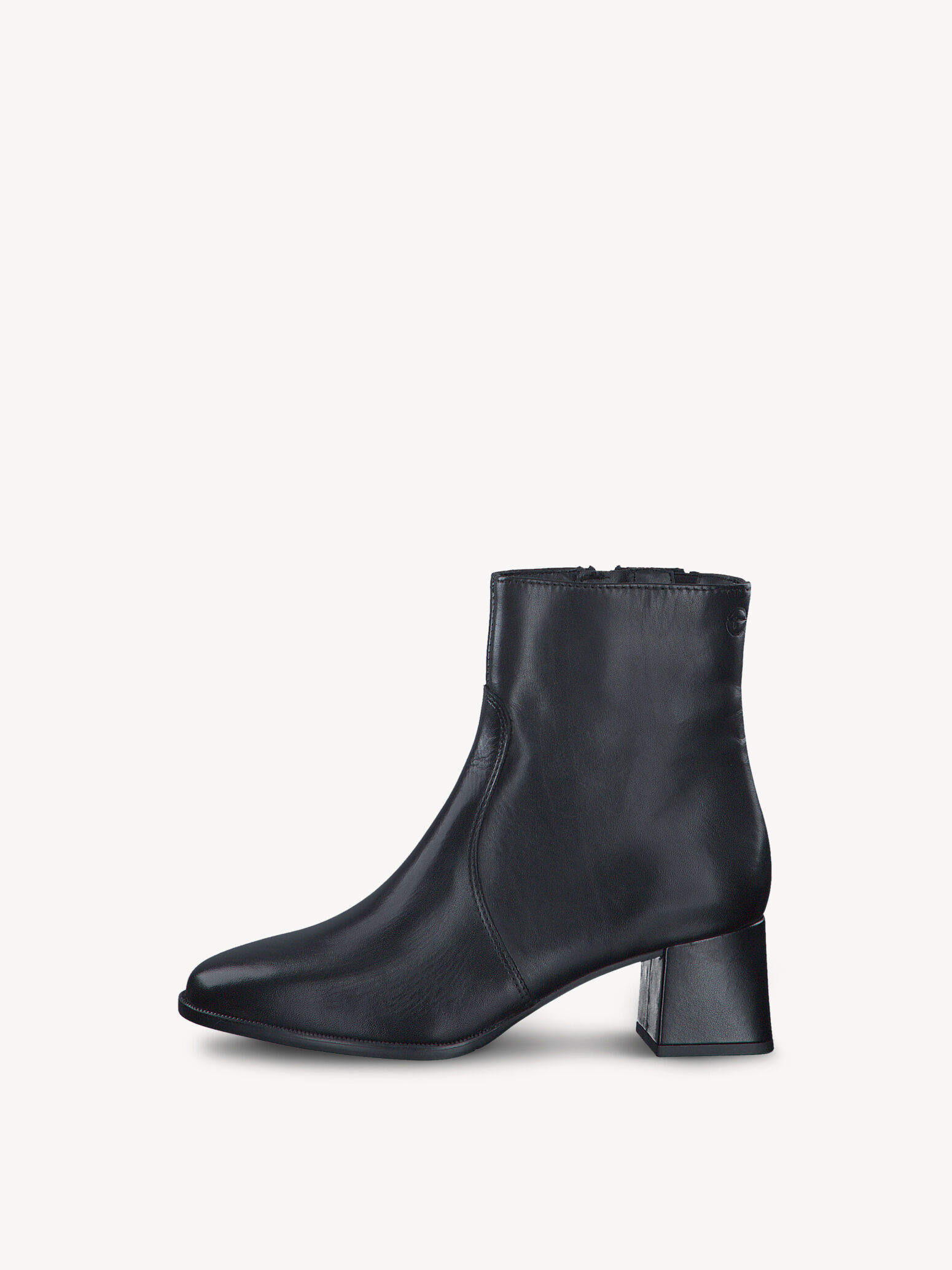 Leather Bootie - Black