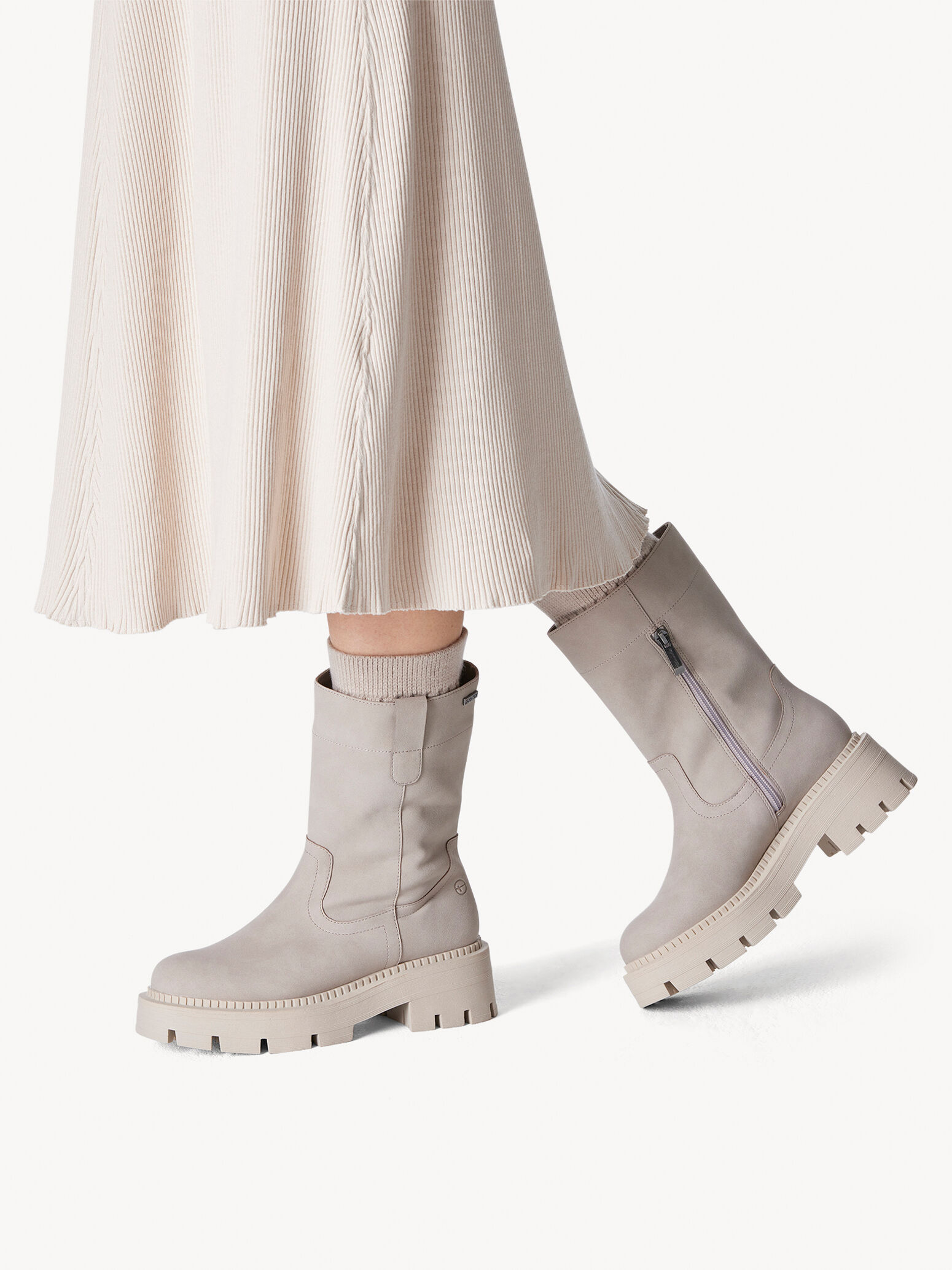 Bootie - Beige Warm Lining
