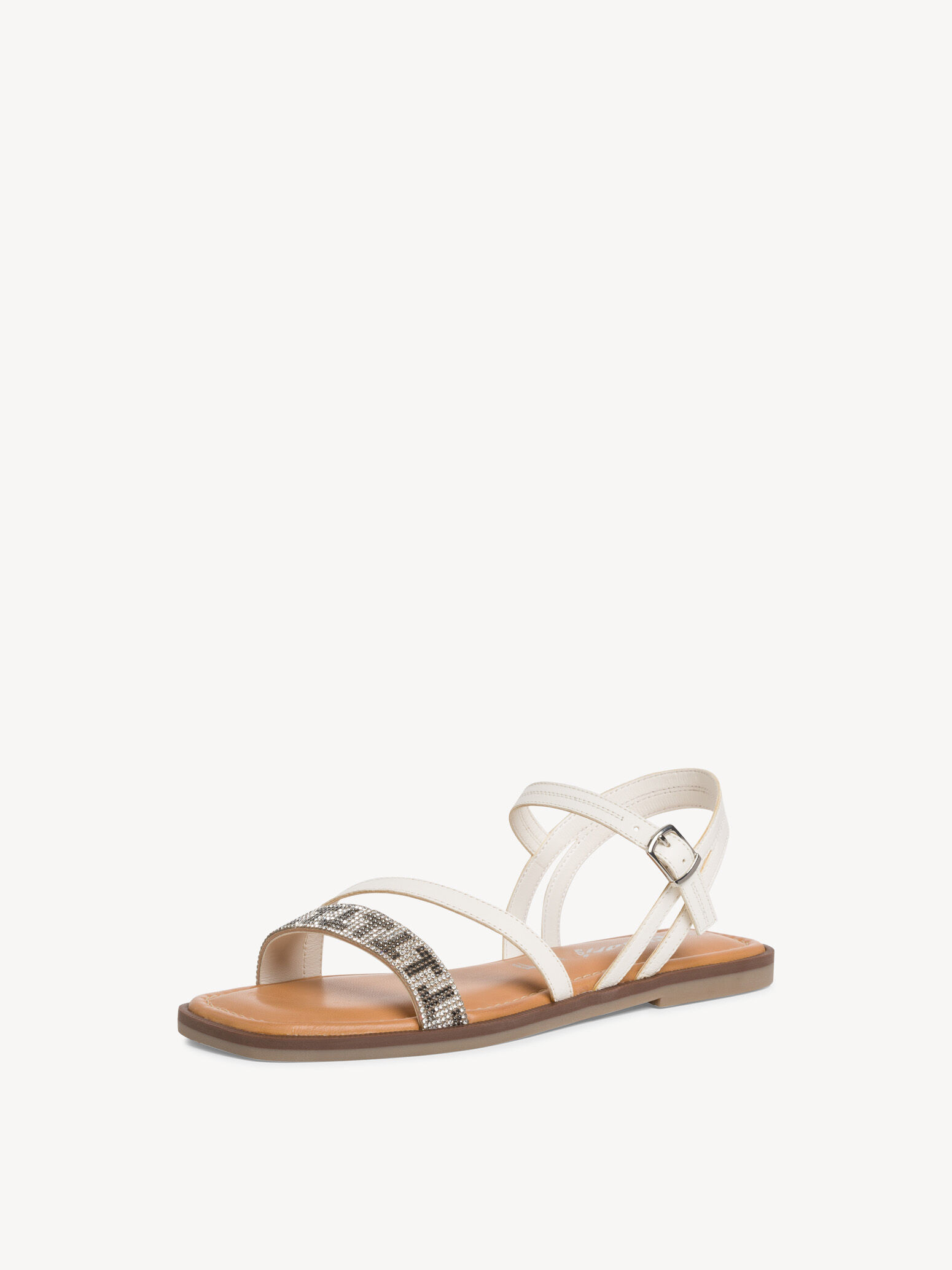 Leather Sandal - White