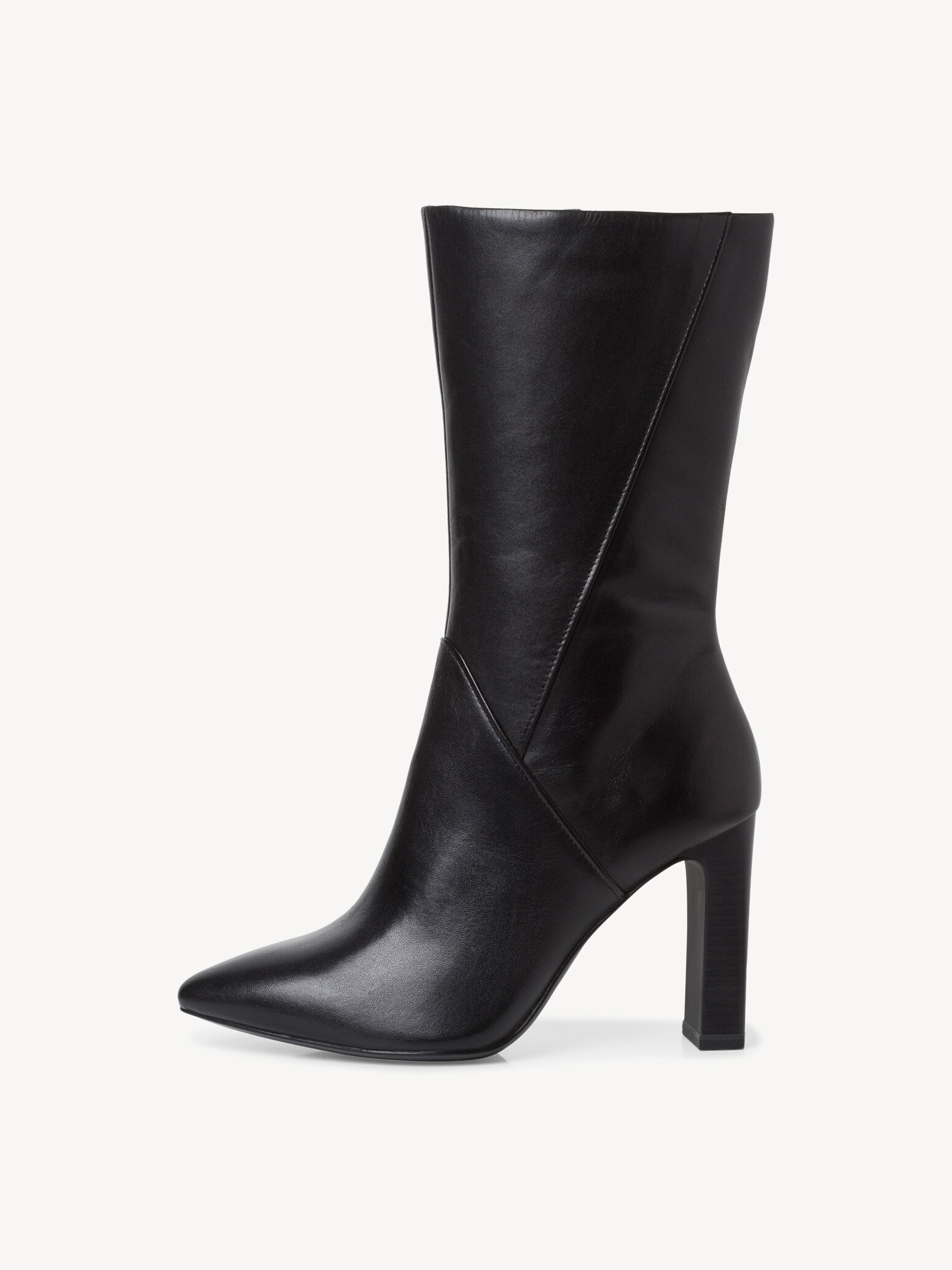 Leather Bootie - Black