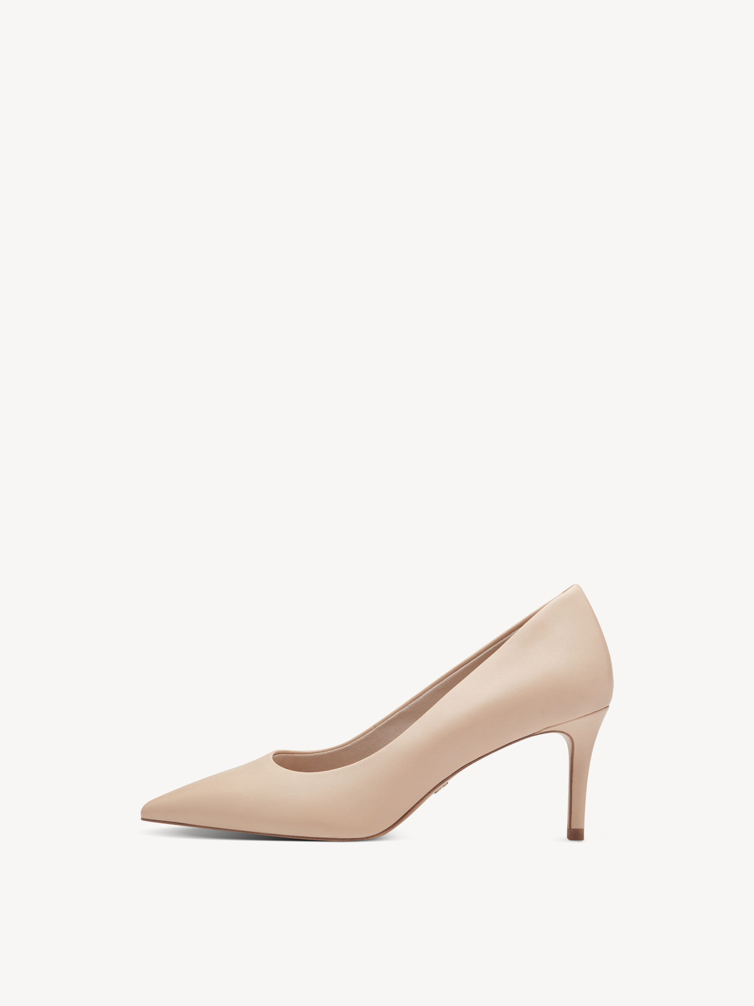 Leather Pumps - Beige
