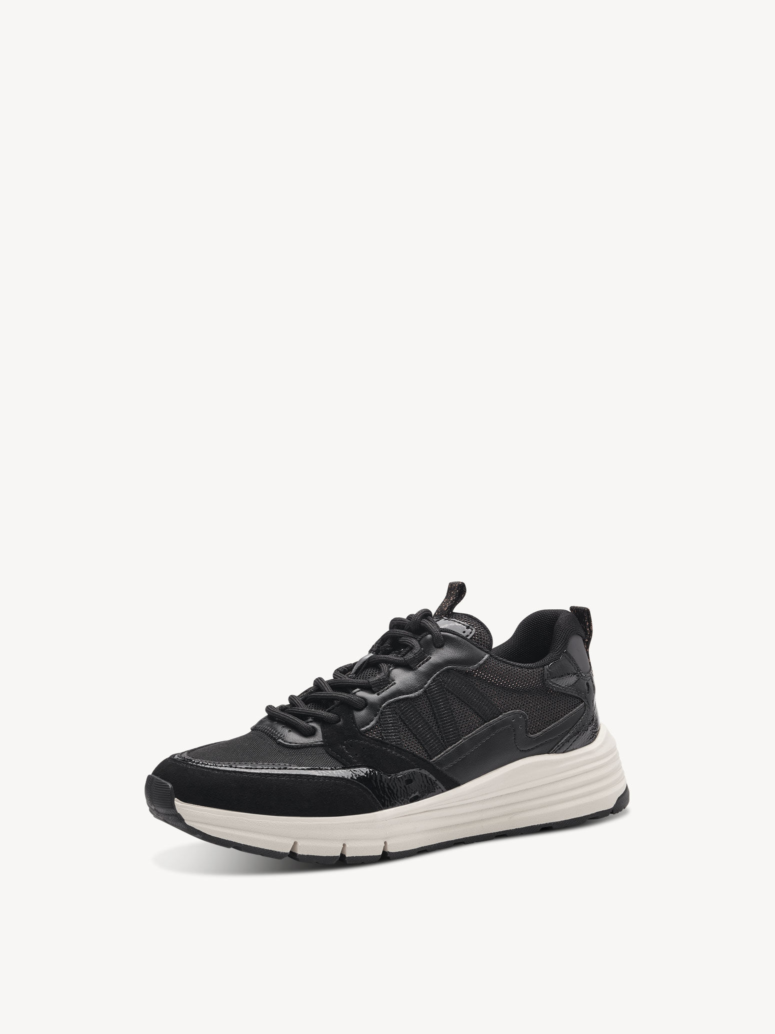 Leather Sneaker - Black