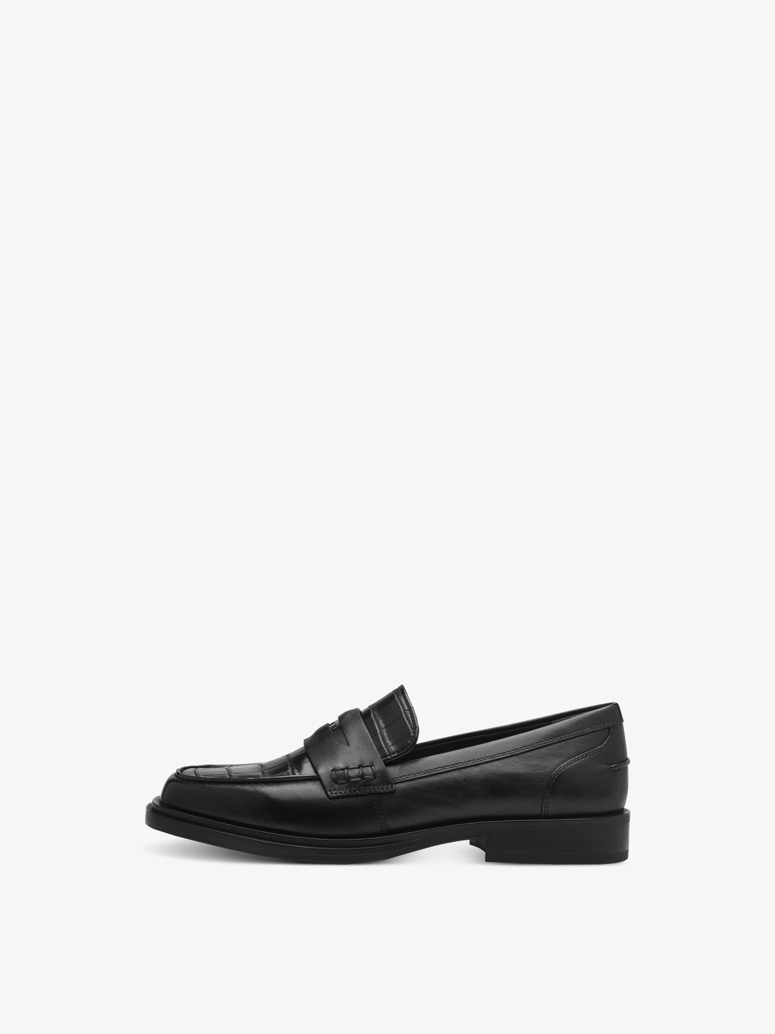Leather Slipper - Black