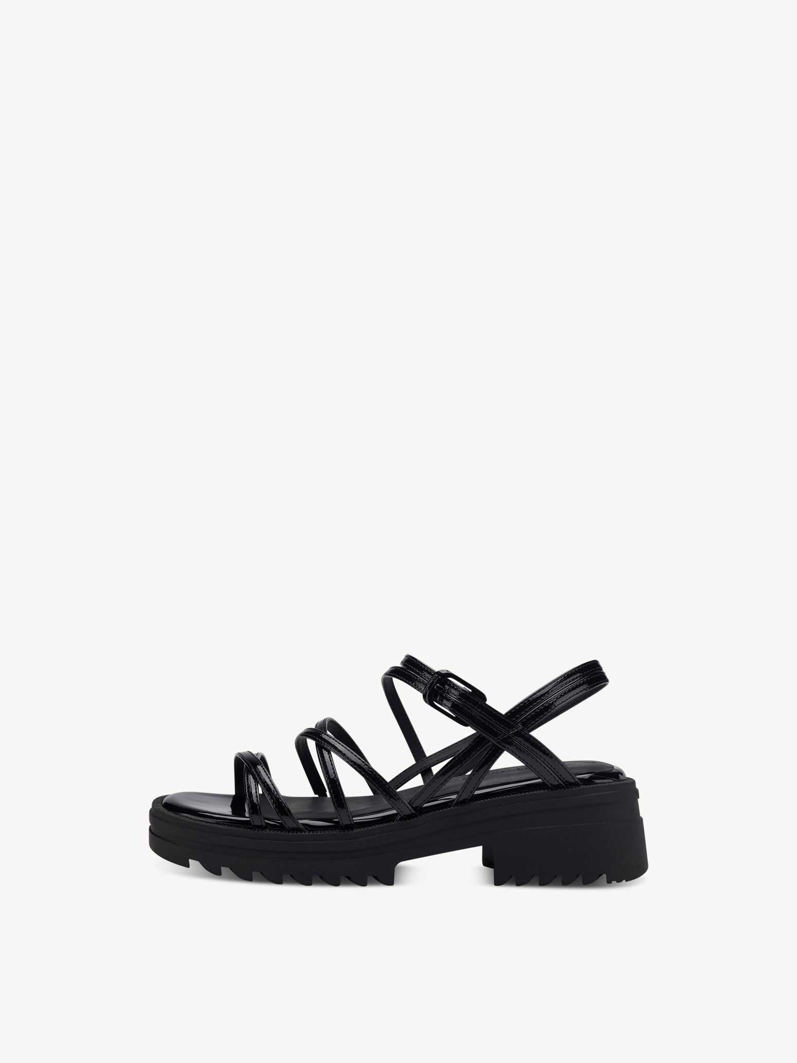 Heeled Sandal - Black