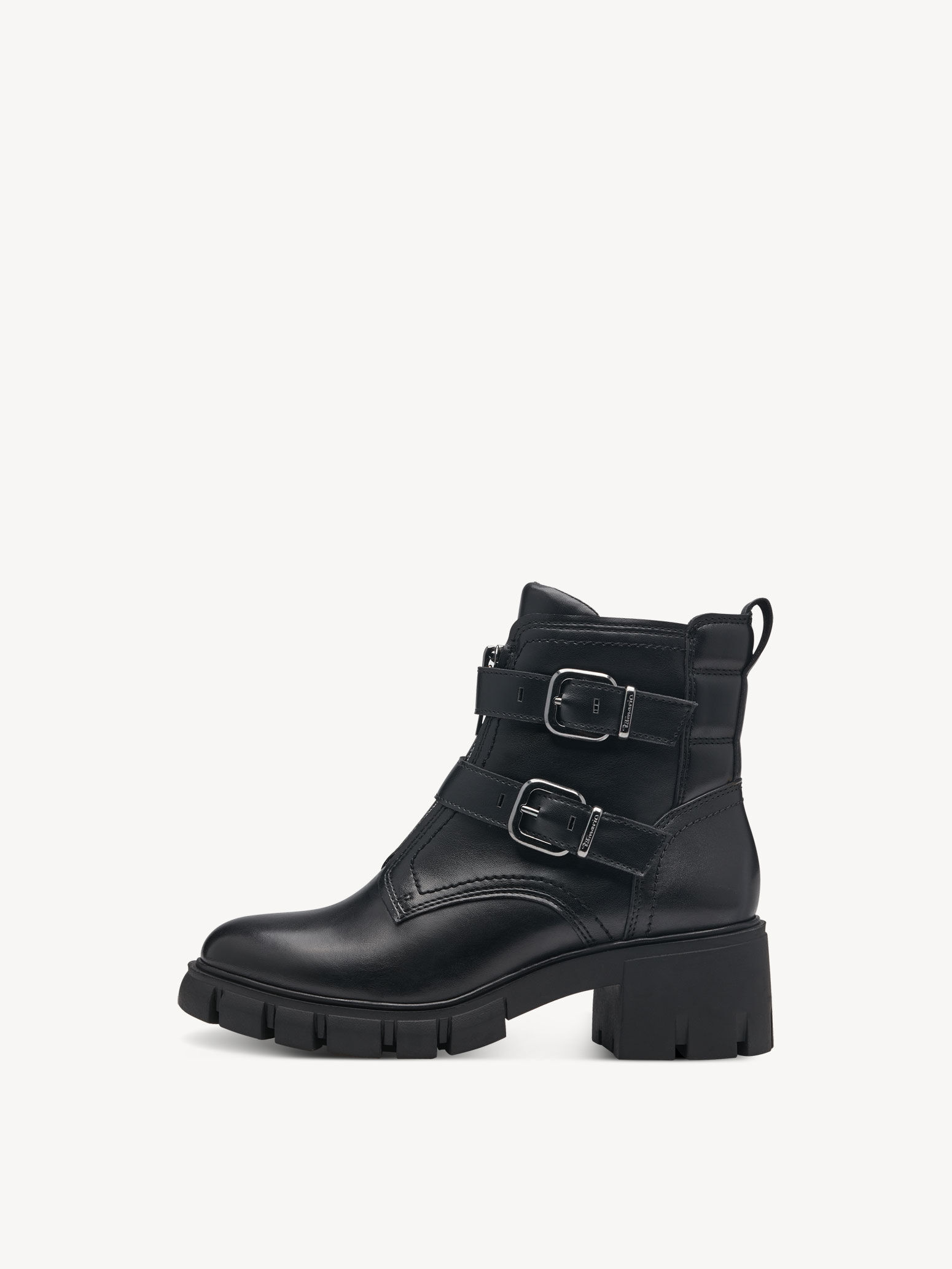 Leather Bootie - Black