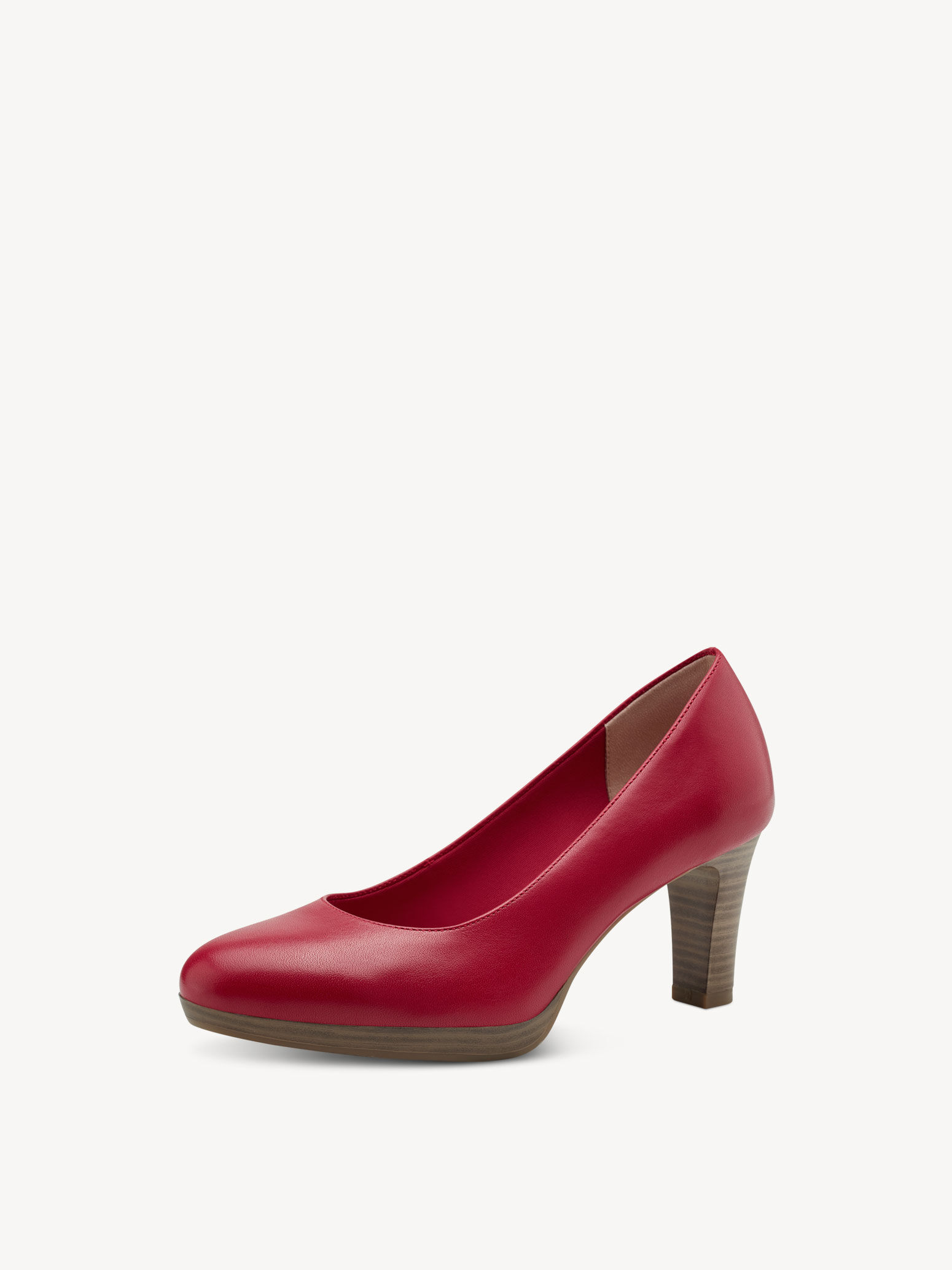 Leather Pumps - Red