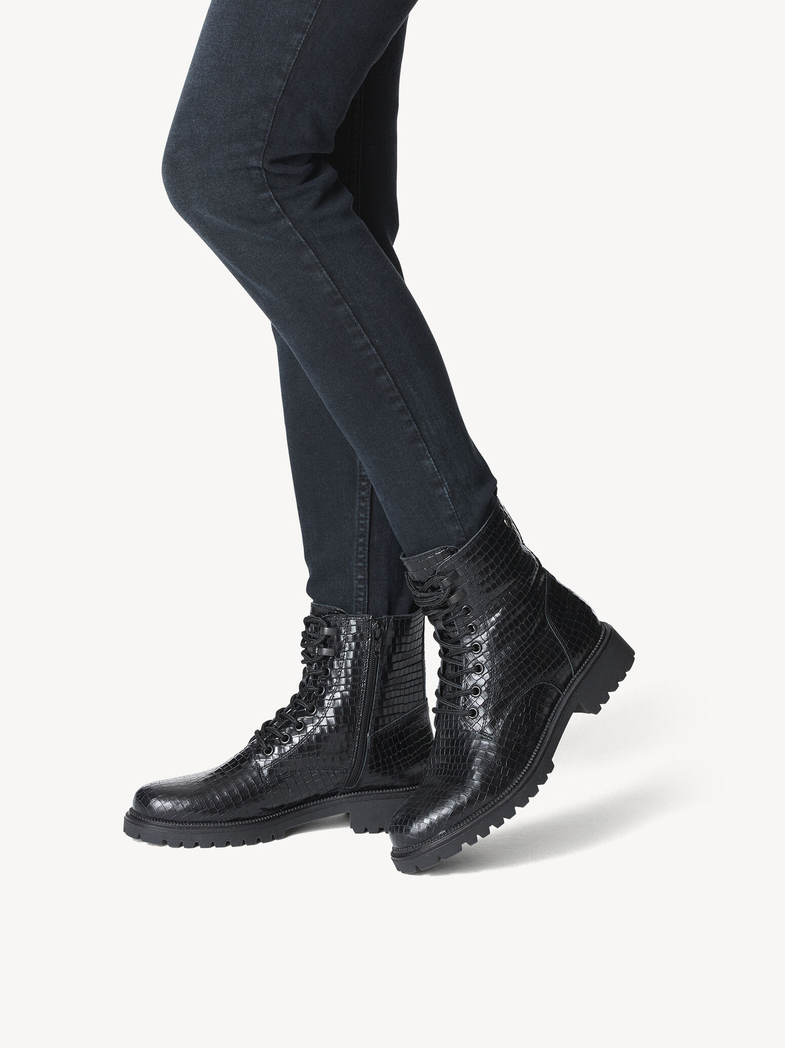 Leather Bootie - Black