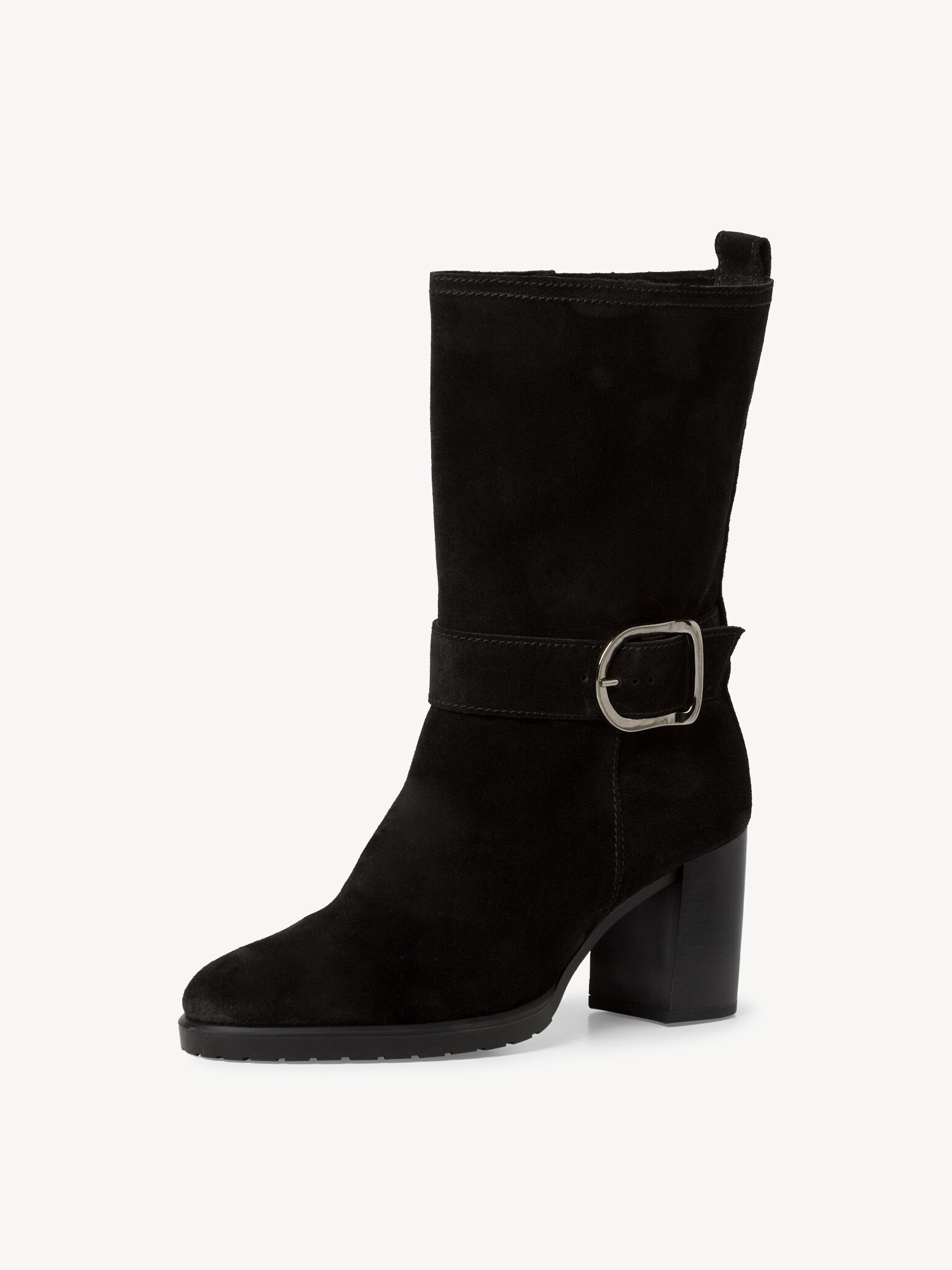 Leather Cowboy Boots - Black