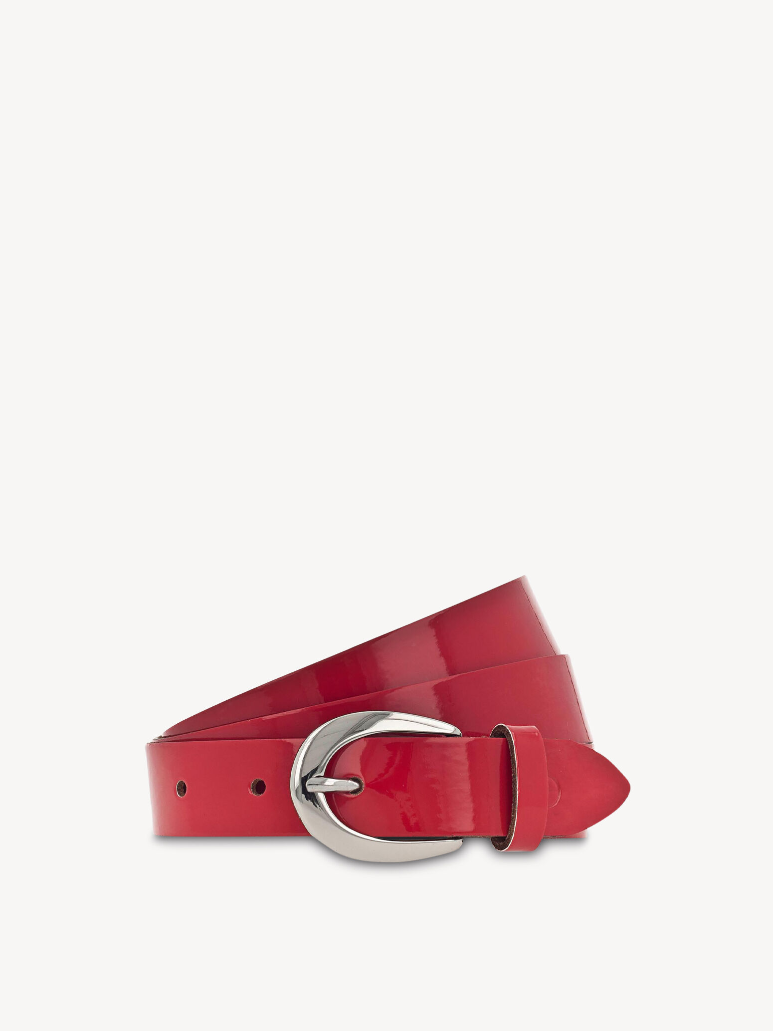 Leather Belt - Red