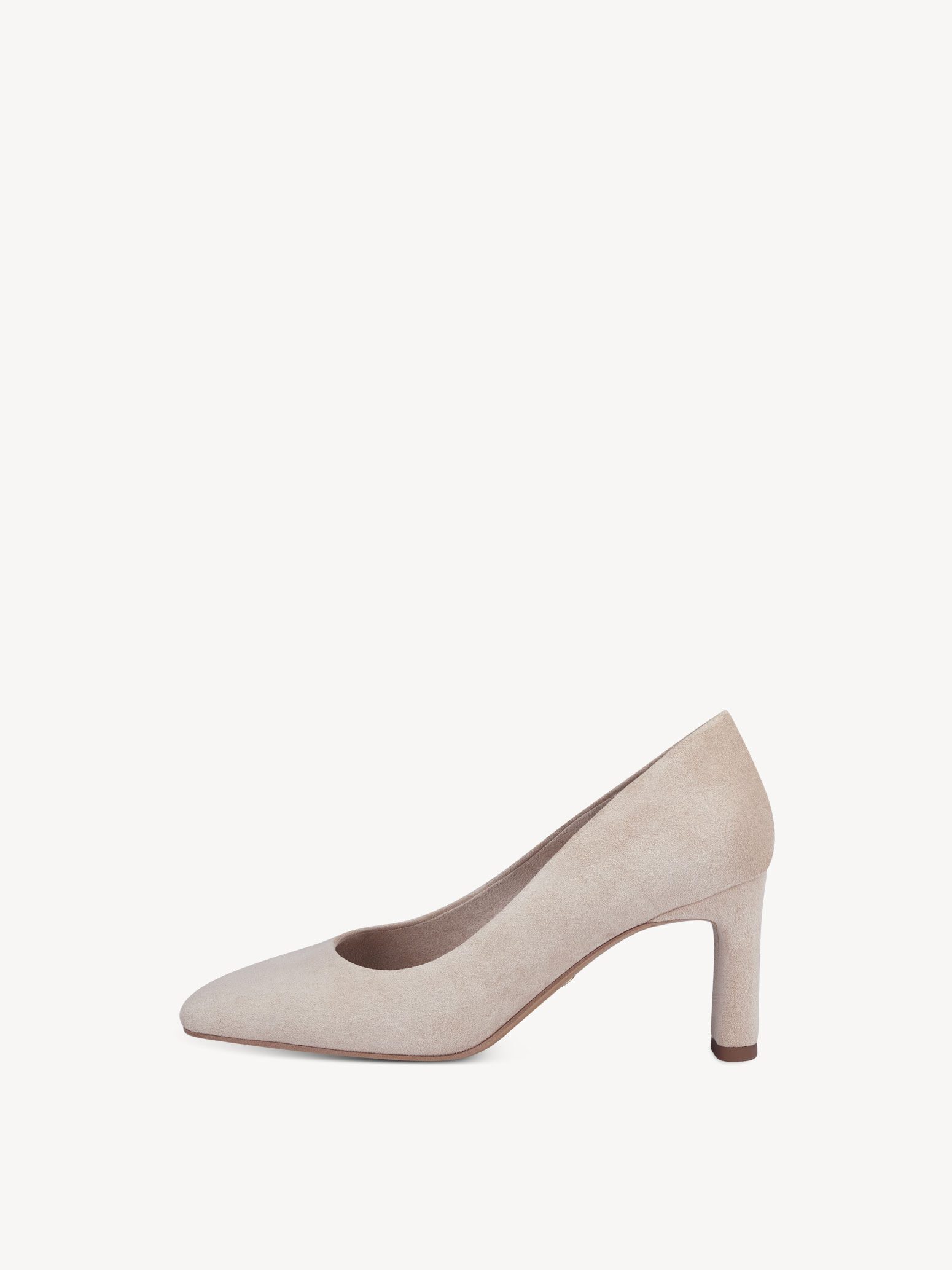 Leather Pumps - Beige