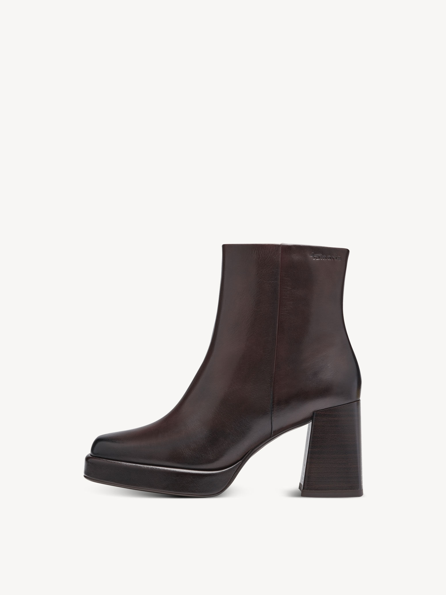 Leather Bootie - Brown