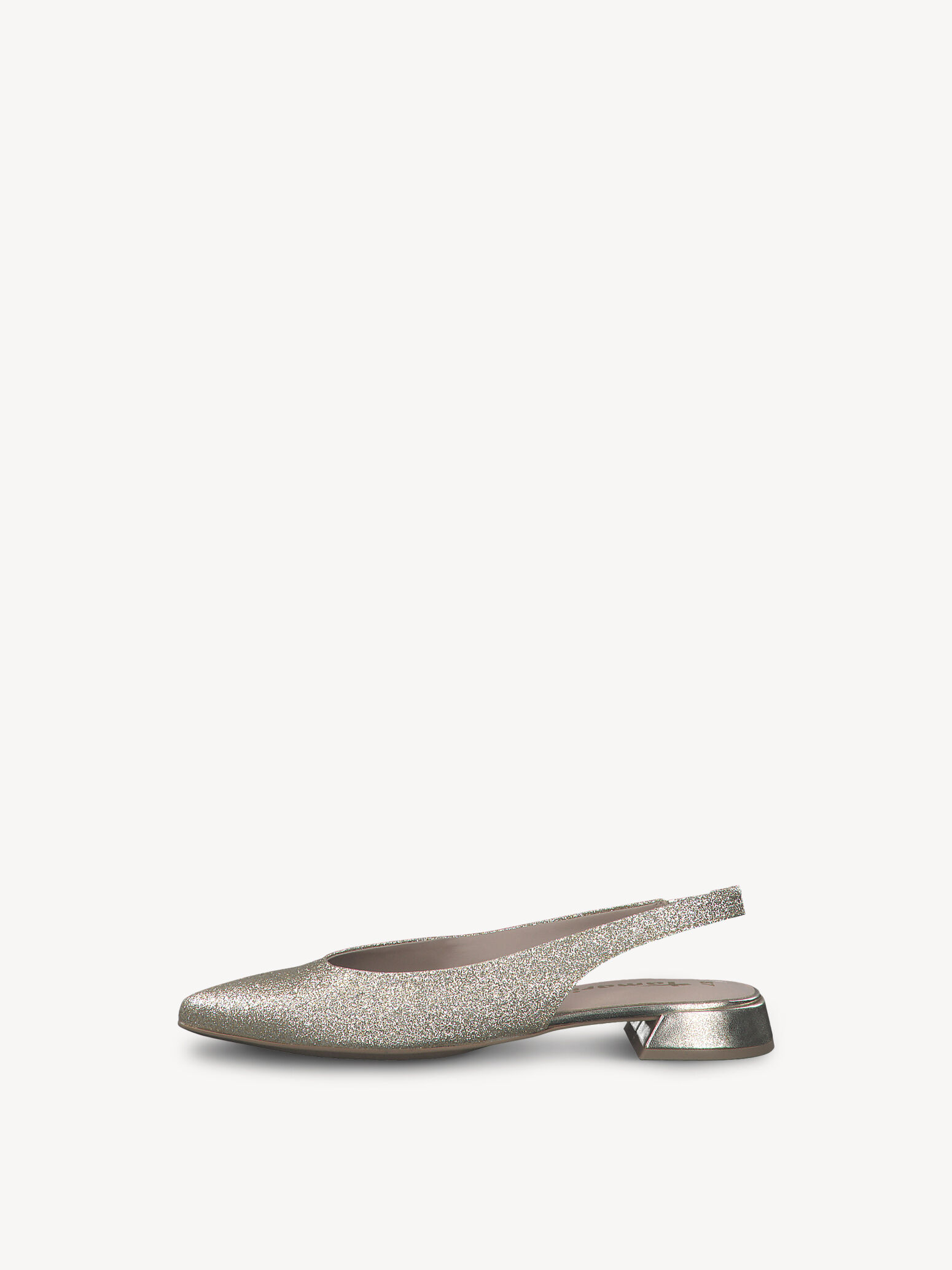Sling Pumps - Metallic