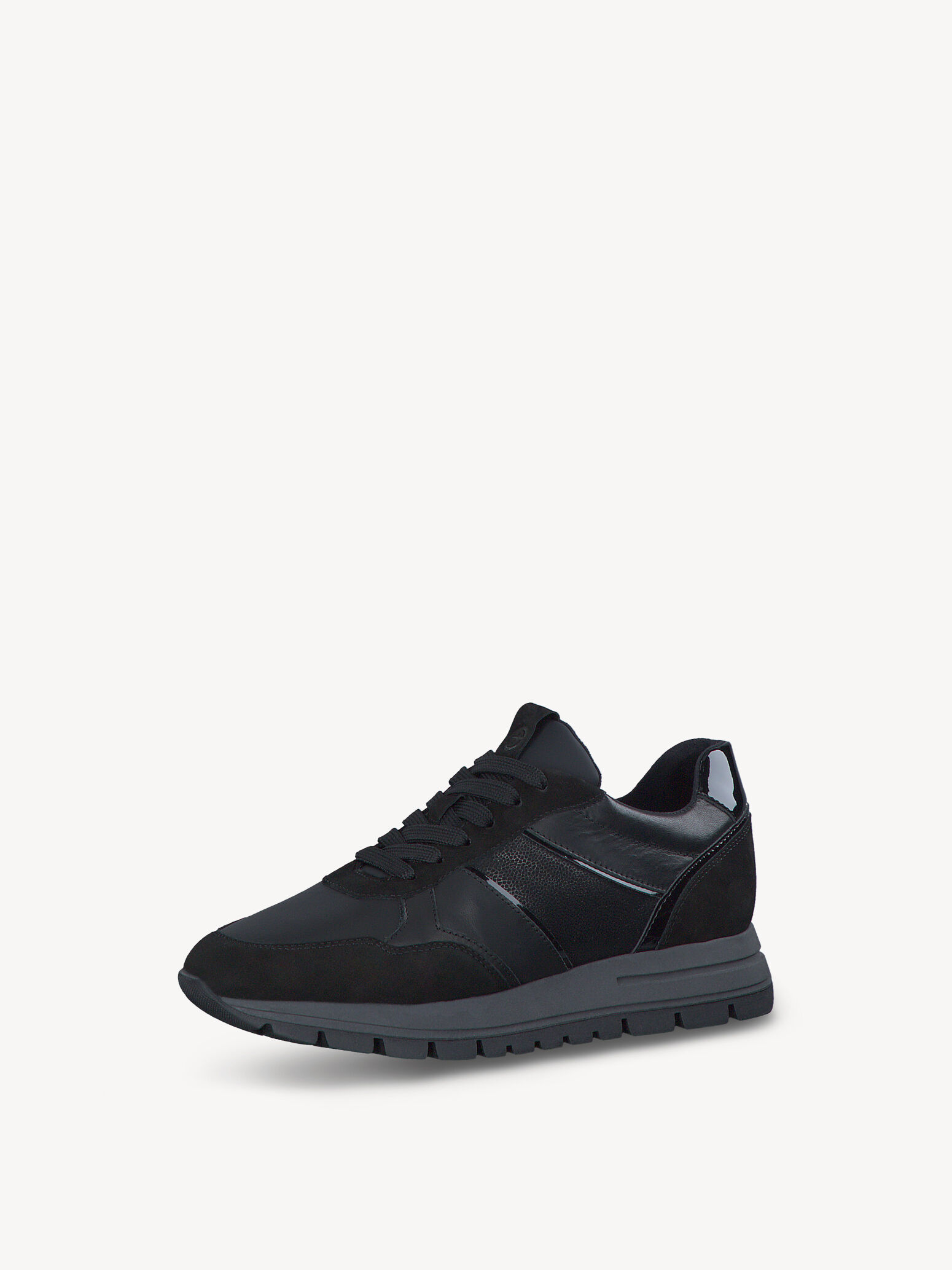 Leather Sneaker - Black