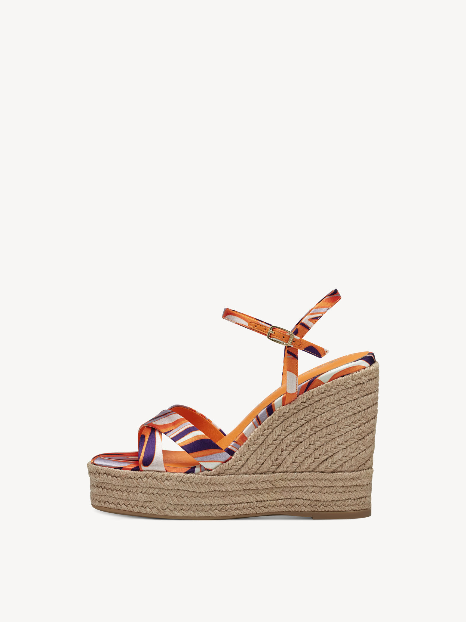 Heeled Sandal - Orange