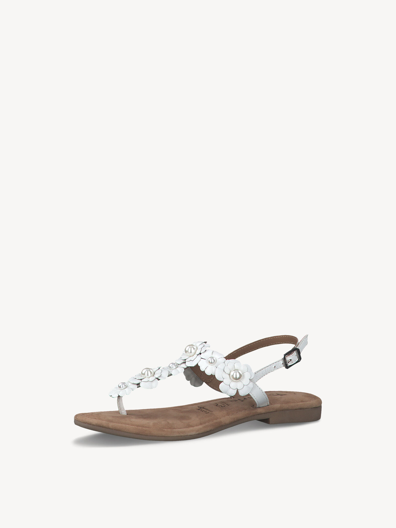 Leather Sandal - White