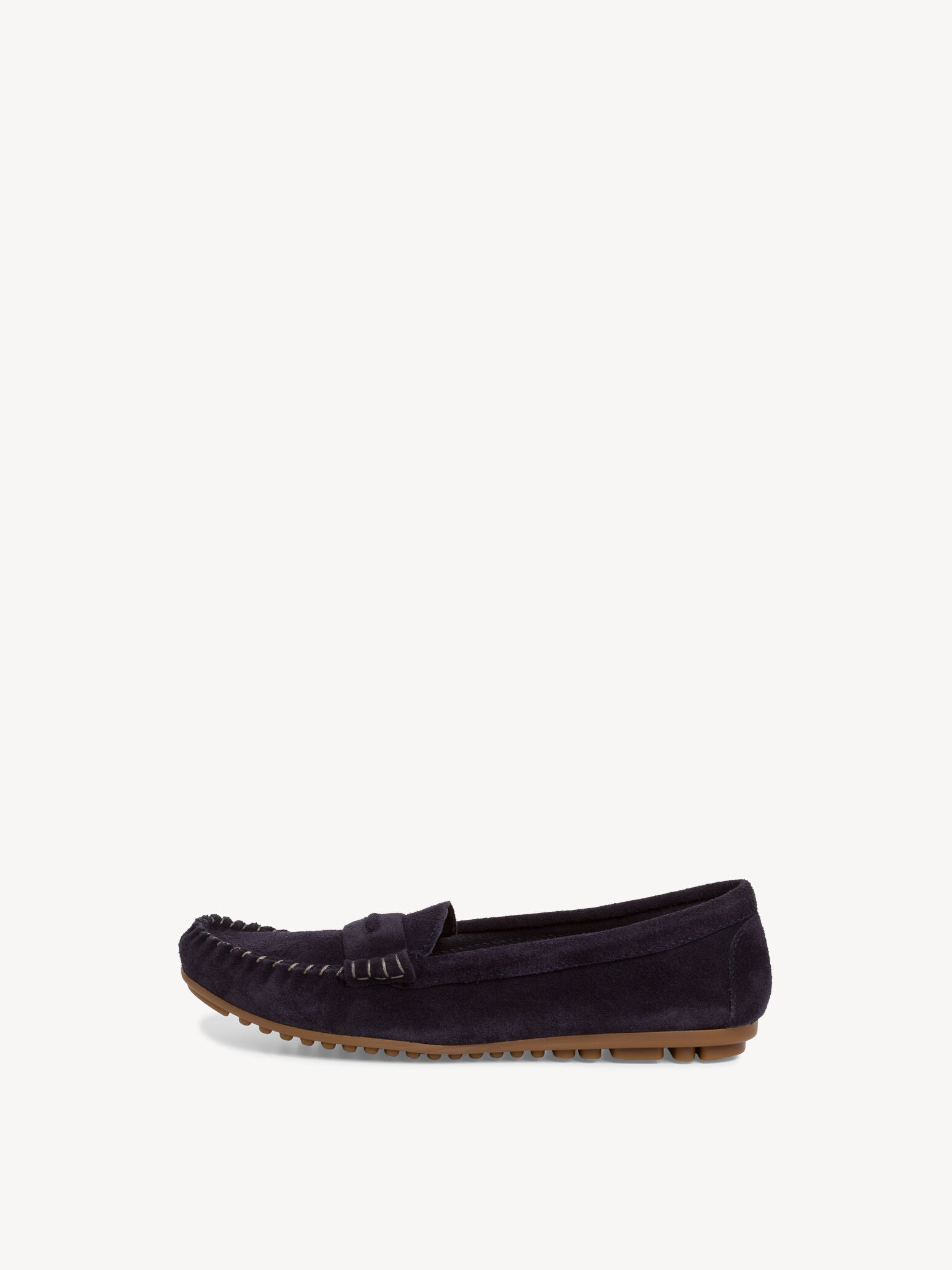 Leather Moccasin - Blue