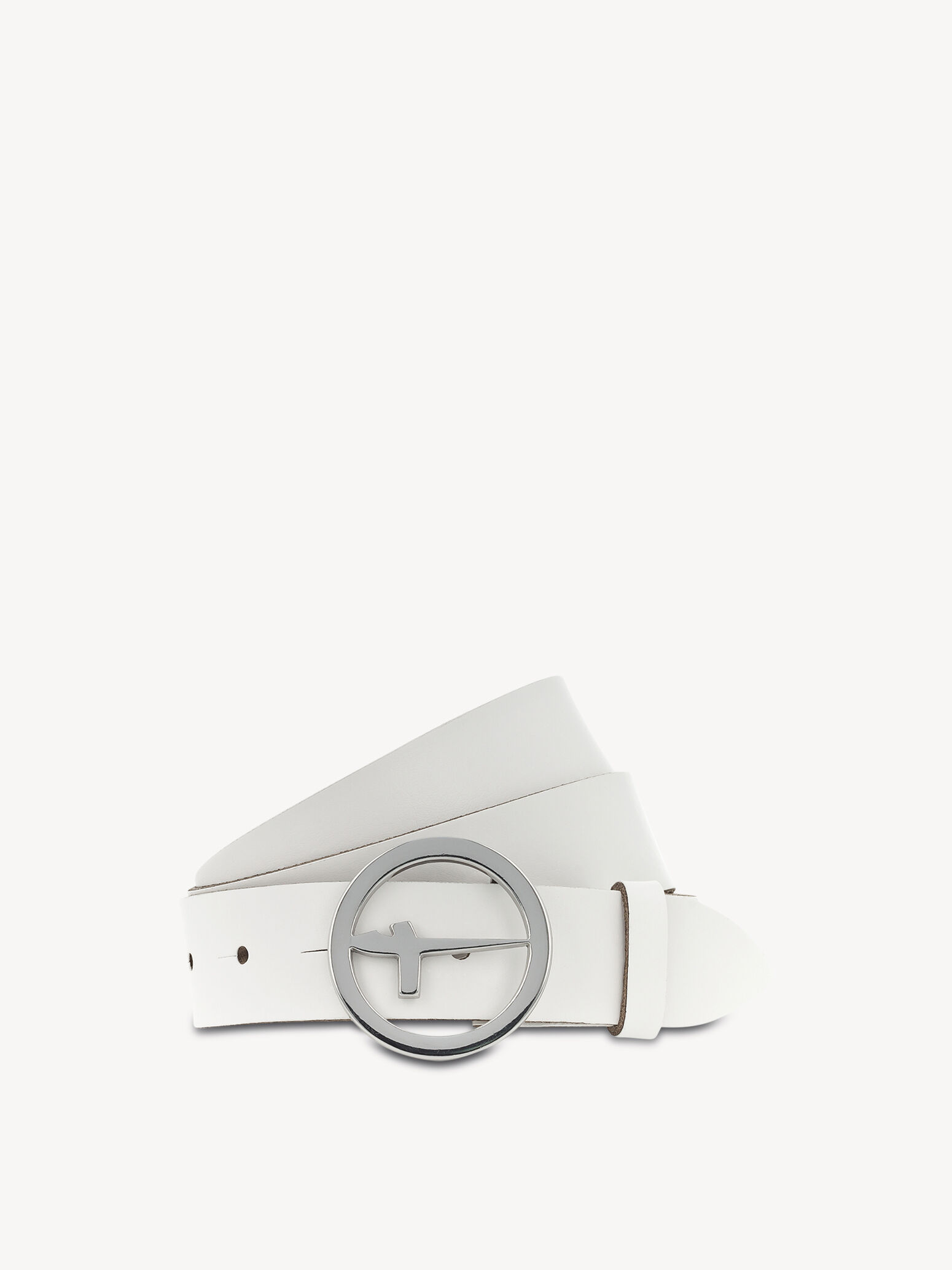 Leather Belt - White