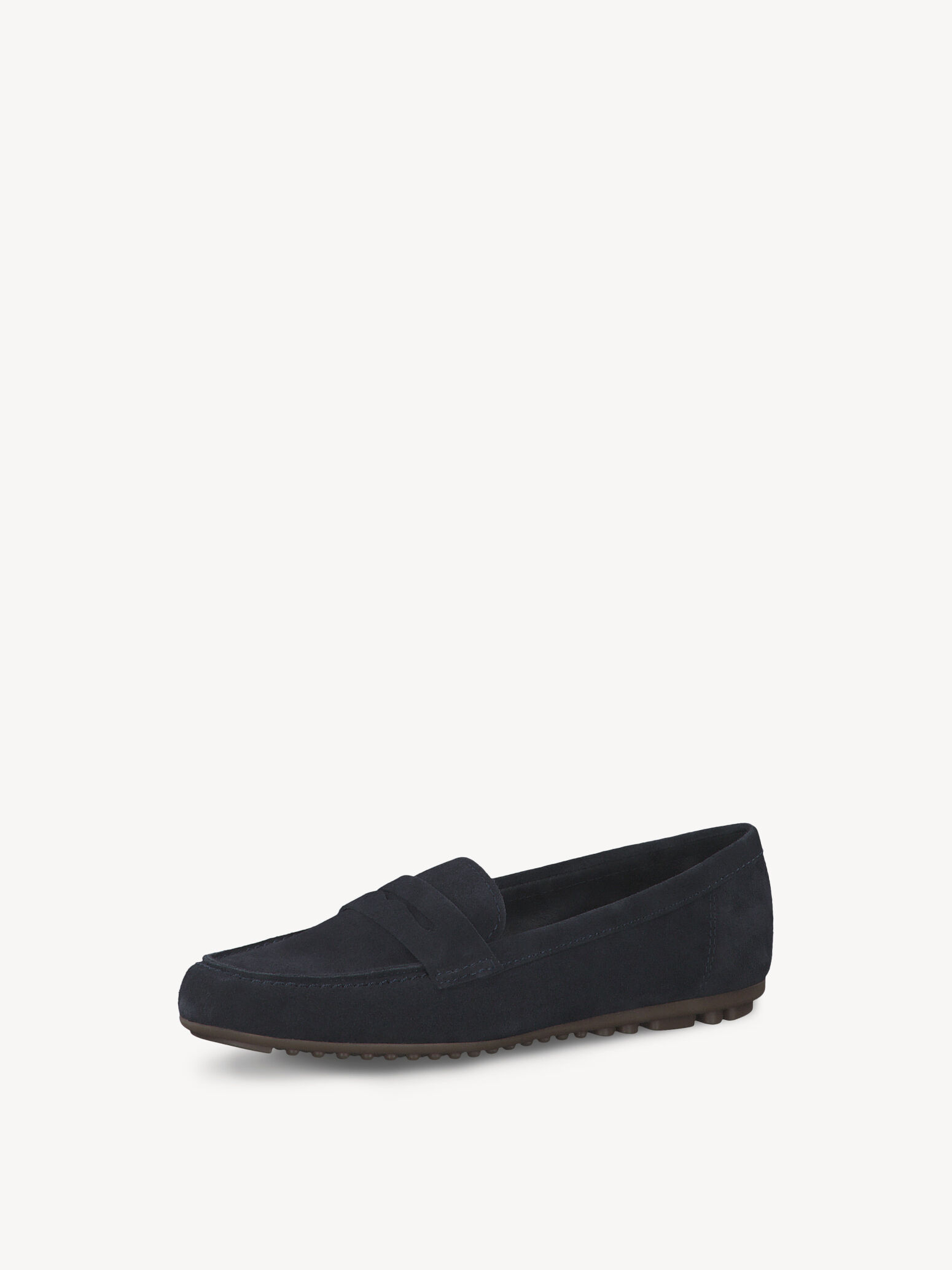 Leather Moccasin - Blue