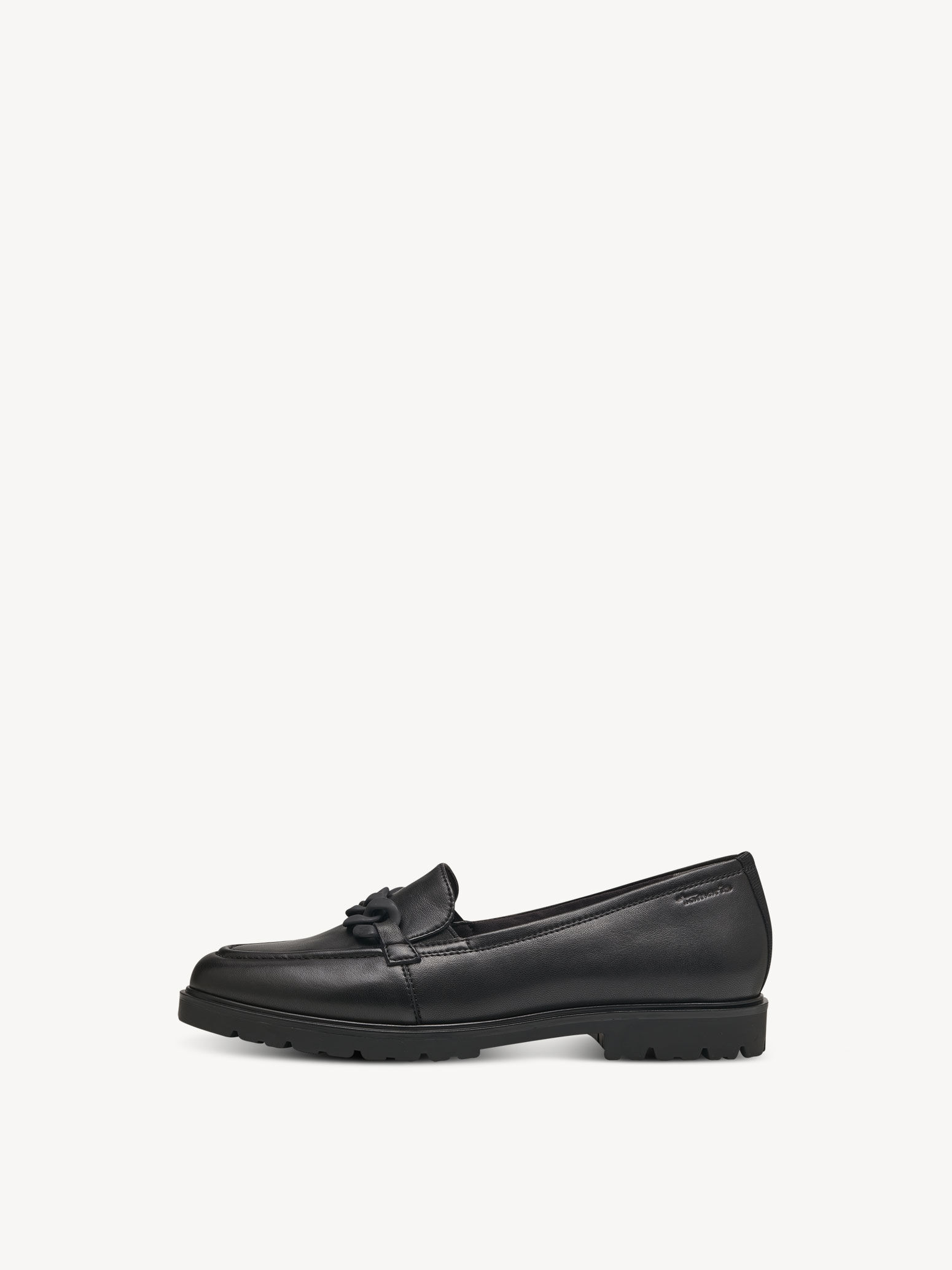 Leather Slipper - Black