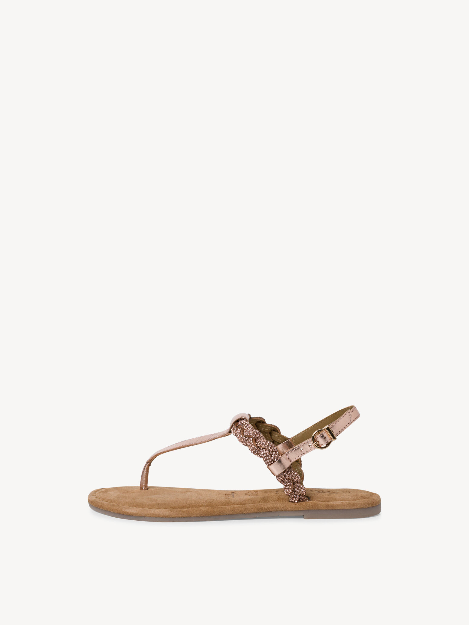 Leather Sandal - Metallic