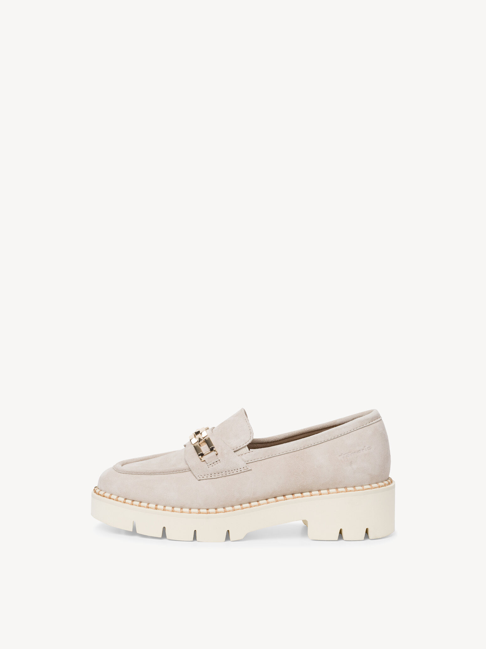 Leather Slipper - Beige