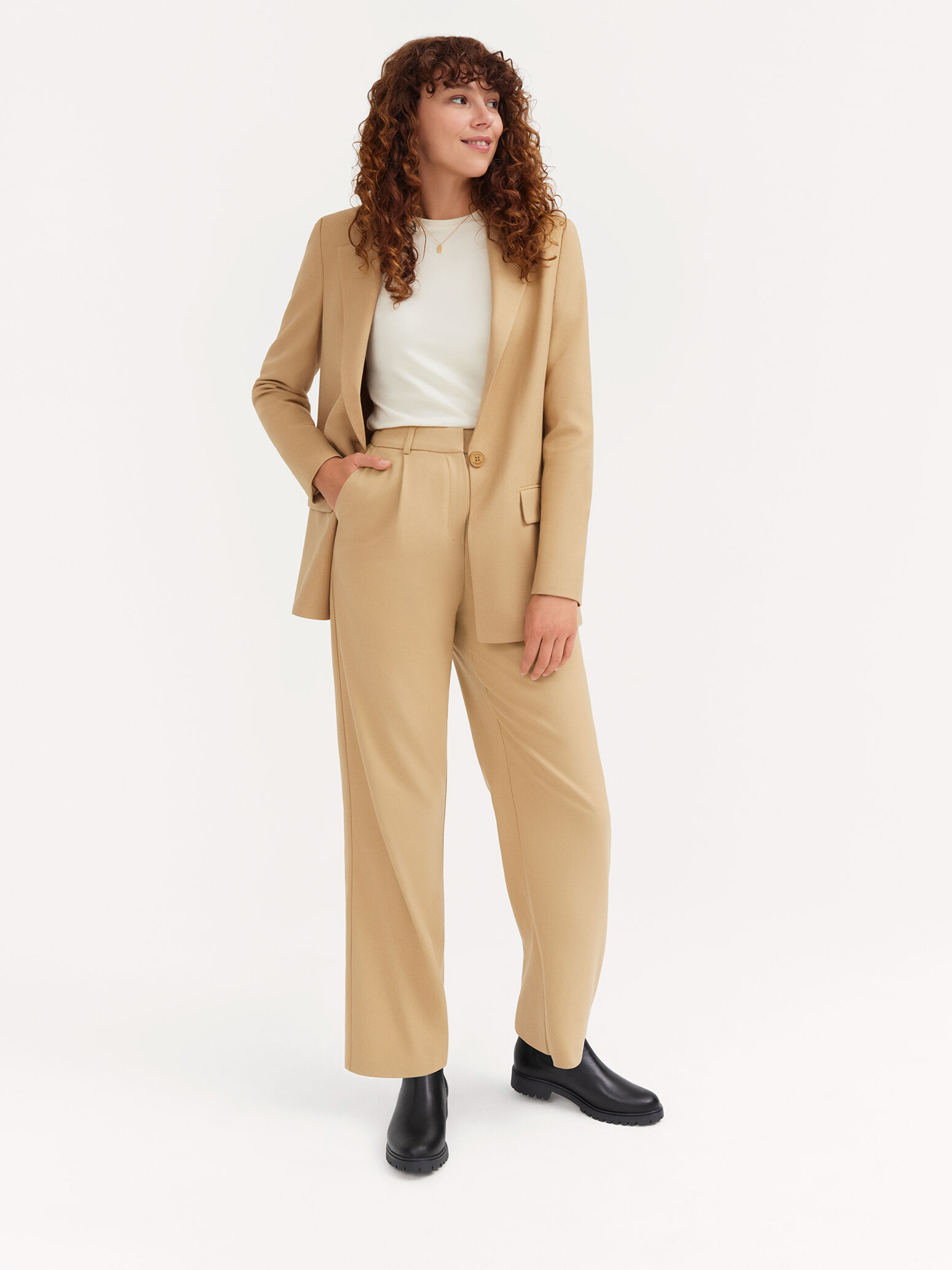 Trousers - Beige