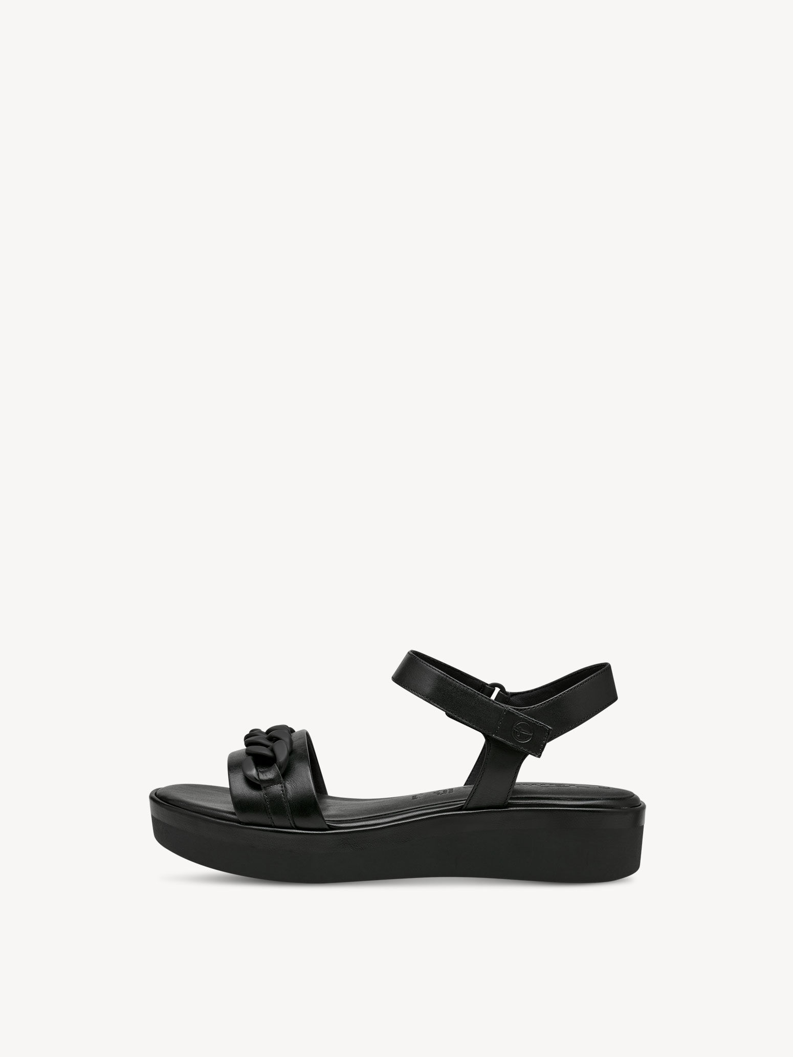 Leather Sandal - Black