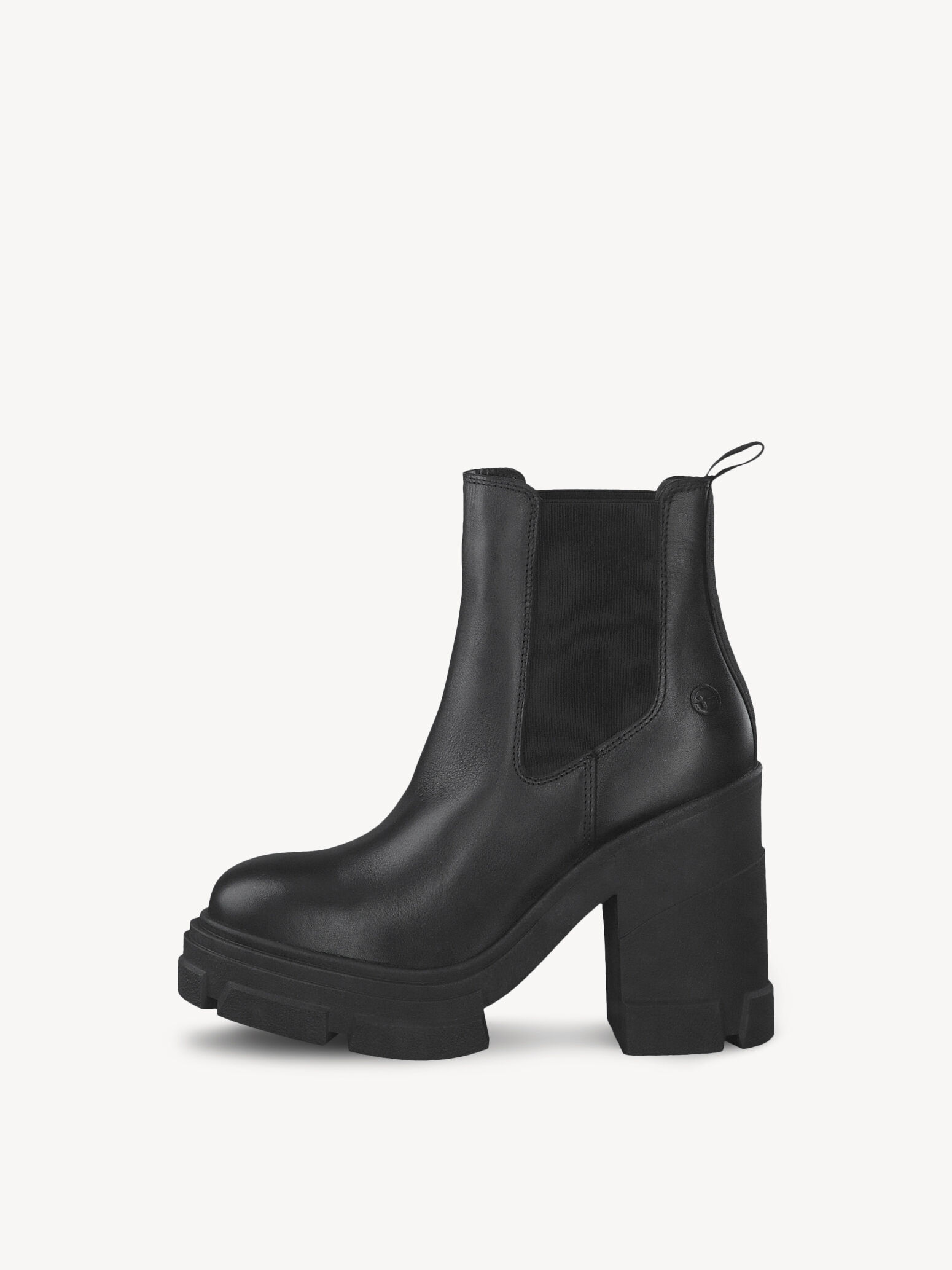 Leather Bootie - Black