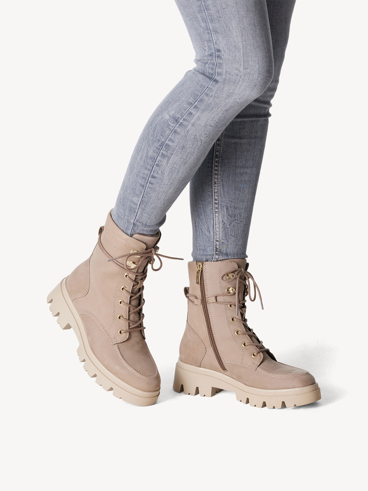 Leather Bootie - Brown