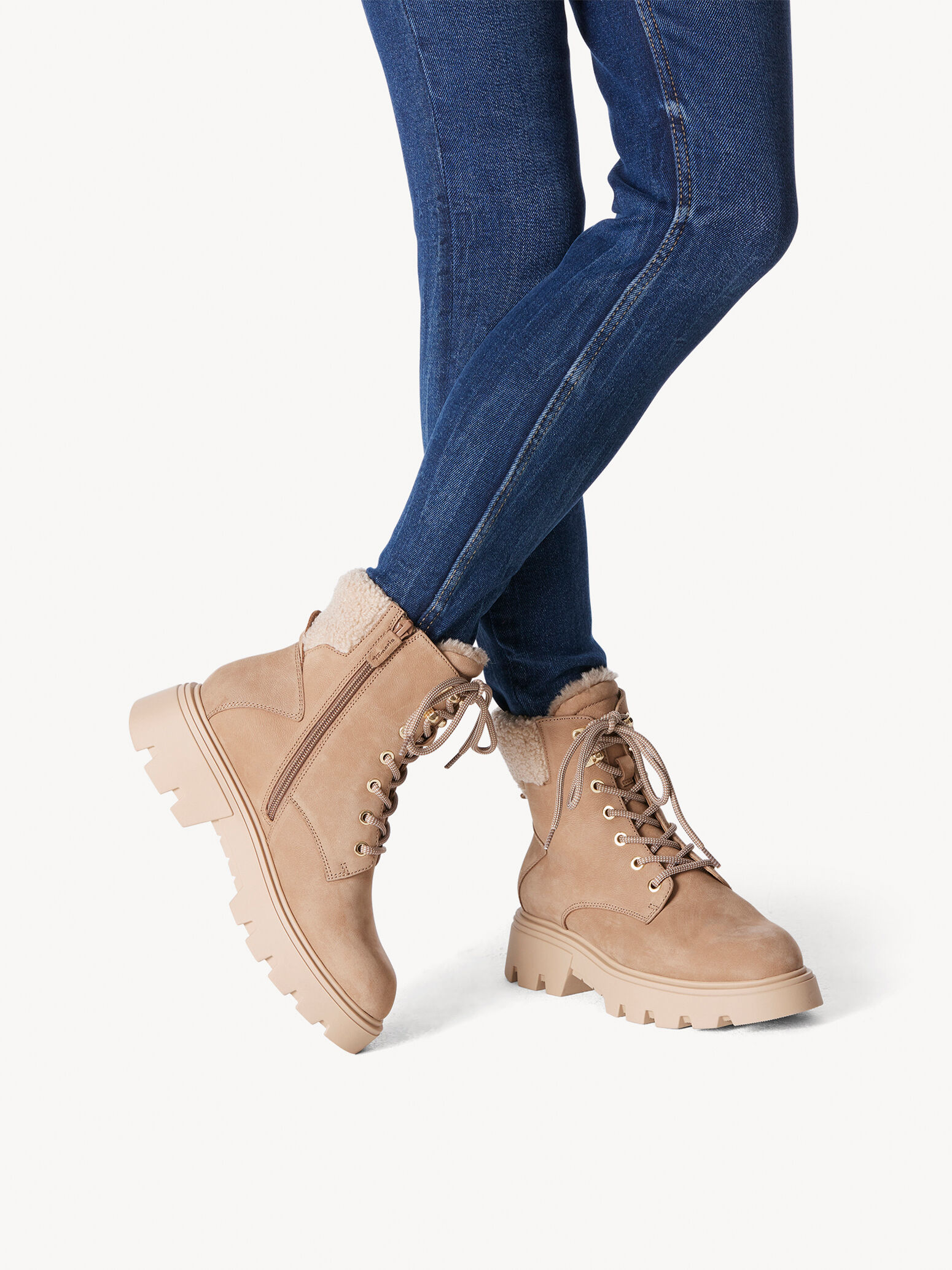 Leather Bootie - Brown Warm Lining